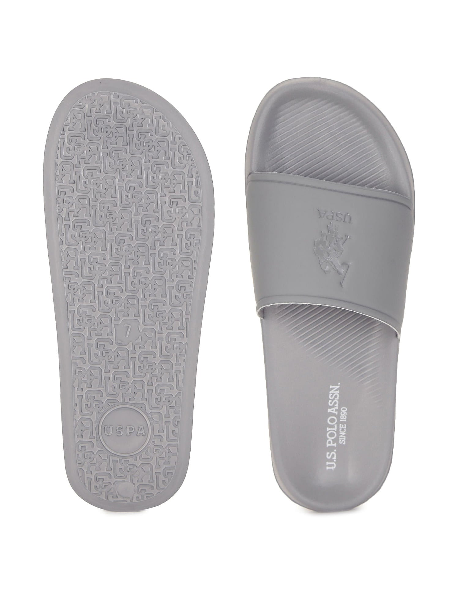 Men Specter 6.0 Open Toe Flat Sandals Grey - U.S. Polo Assn. India | Large