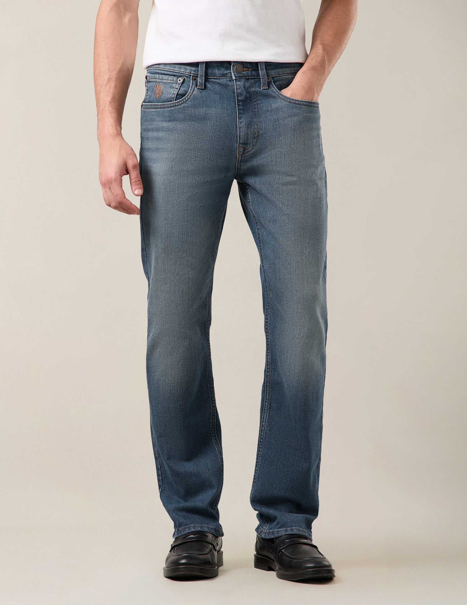Harold Slim Straight Fit Blue Jeans Indigo - U.S. Polo Assn. India | Large