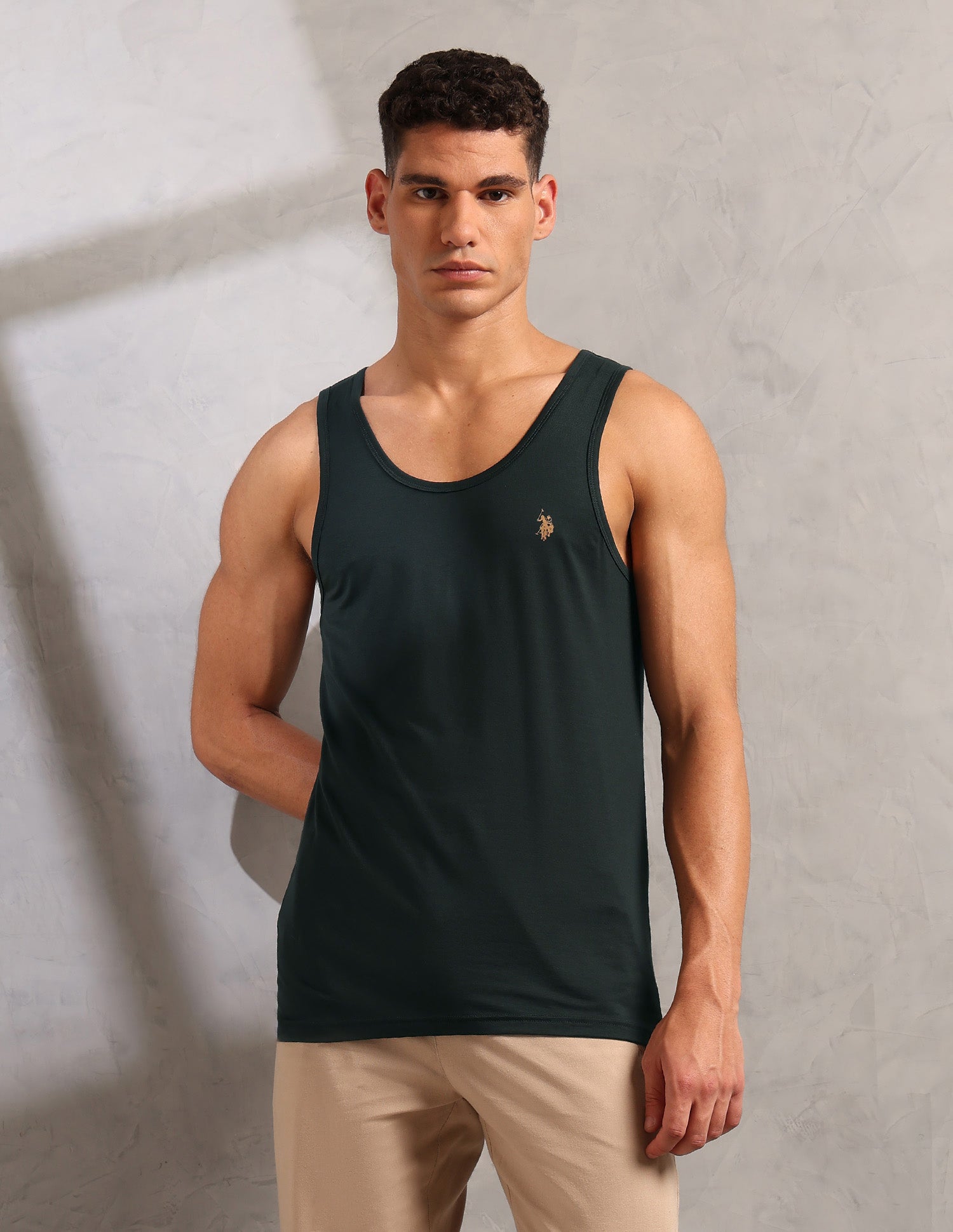 Moisture Wicking Comfort Fit PV003 Vest - Pack Of 1 Scarab - U.S. POLO ASSN. | Large