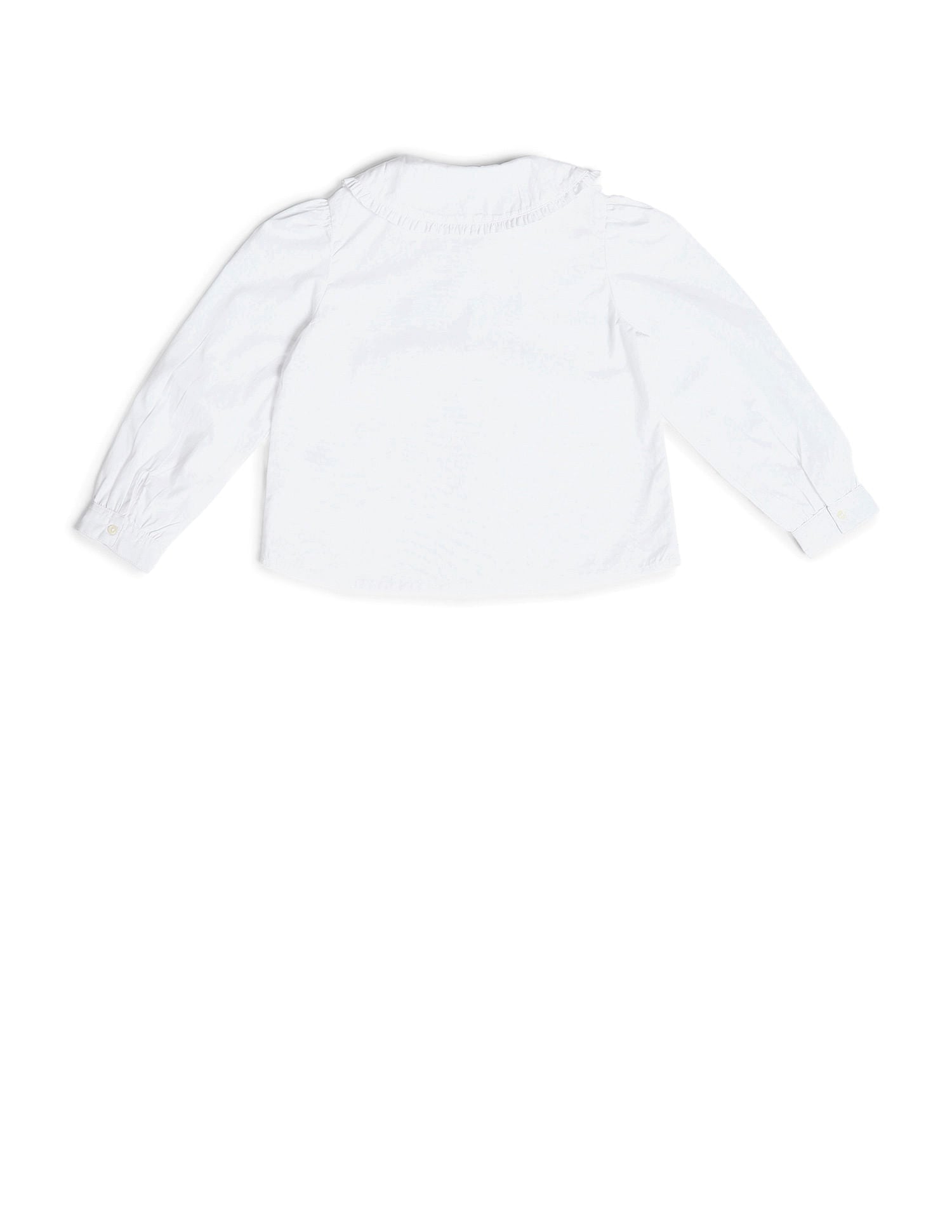 Girls Peter Pan Collar Regular Top Off White - U.S. POLO ASSN. | Large