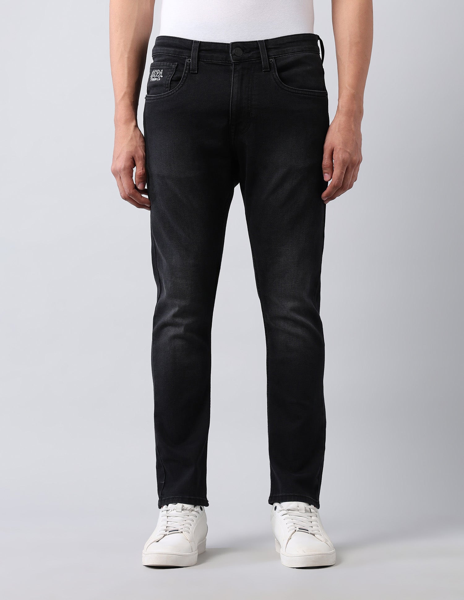 Henry Tapered Fit Black Jeans Black - U.S. POLO ASSN. | Large