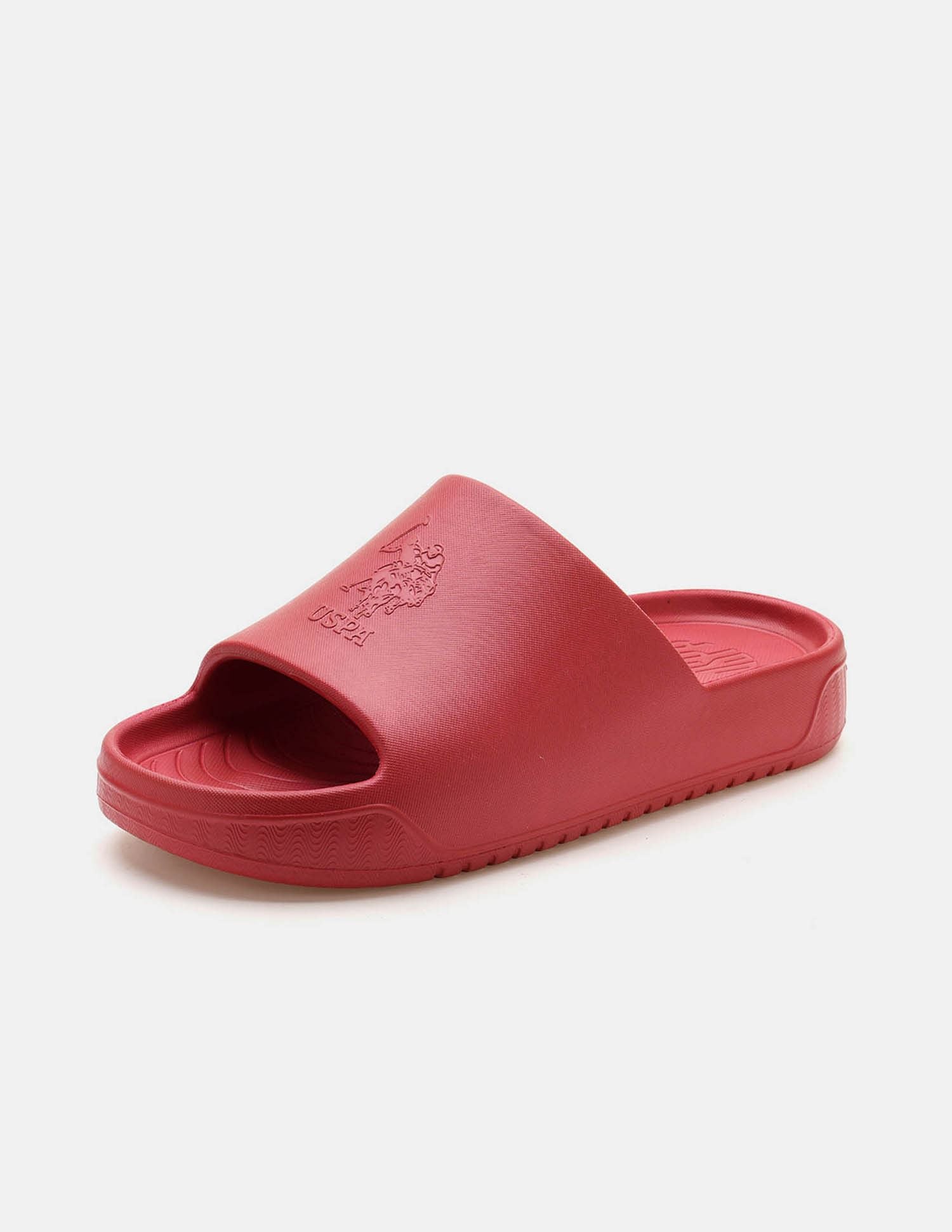 Men Palmer Open Toe Slippers Dark Red - U.S. POLO ASSN. | Large