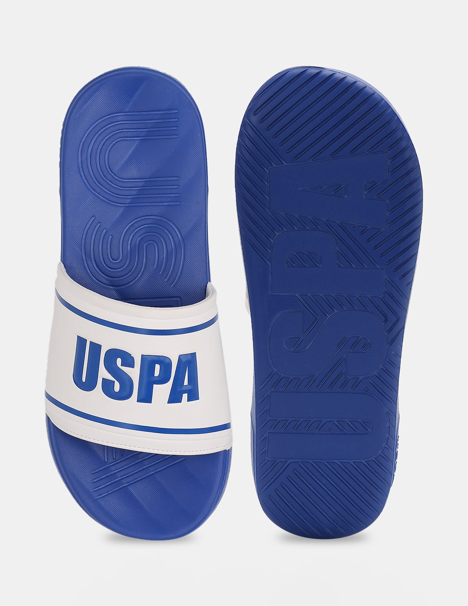 Men Eva Deja Slippers Blue - U.S. Polo Assn. India | Large