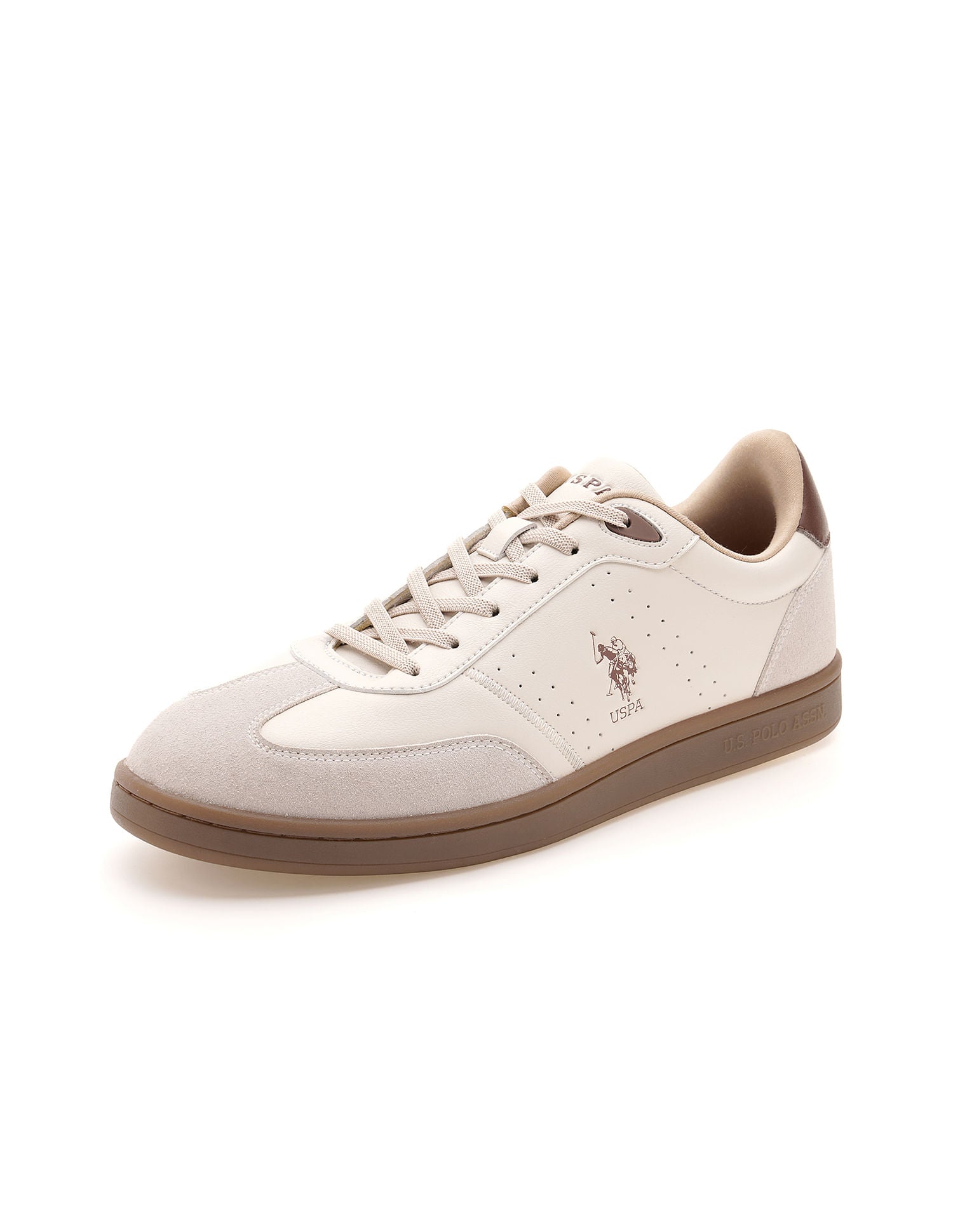 Men Cenik Suede Sneakers Beige - U.S. POLO ASSN. | Large