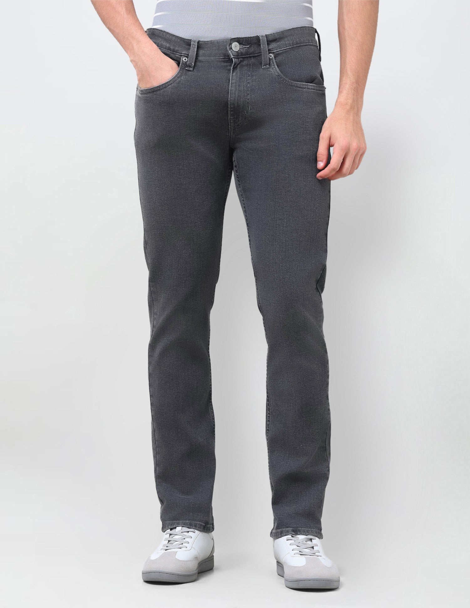 Brandon Slim-Tapered Fit Grey Jeans Grey - U.S. Polo Assn. India | Large