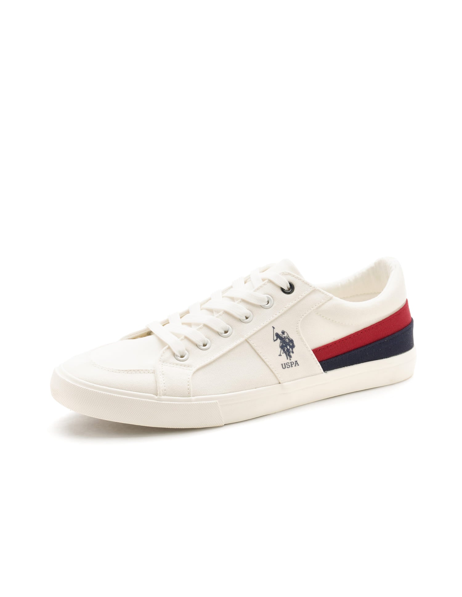 Men Clarkin 10.0 Colourblocked Sneakers Off White - U.S. Polo Assn. India | Large