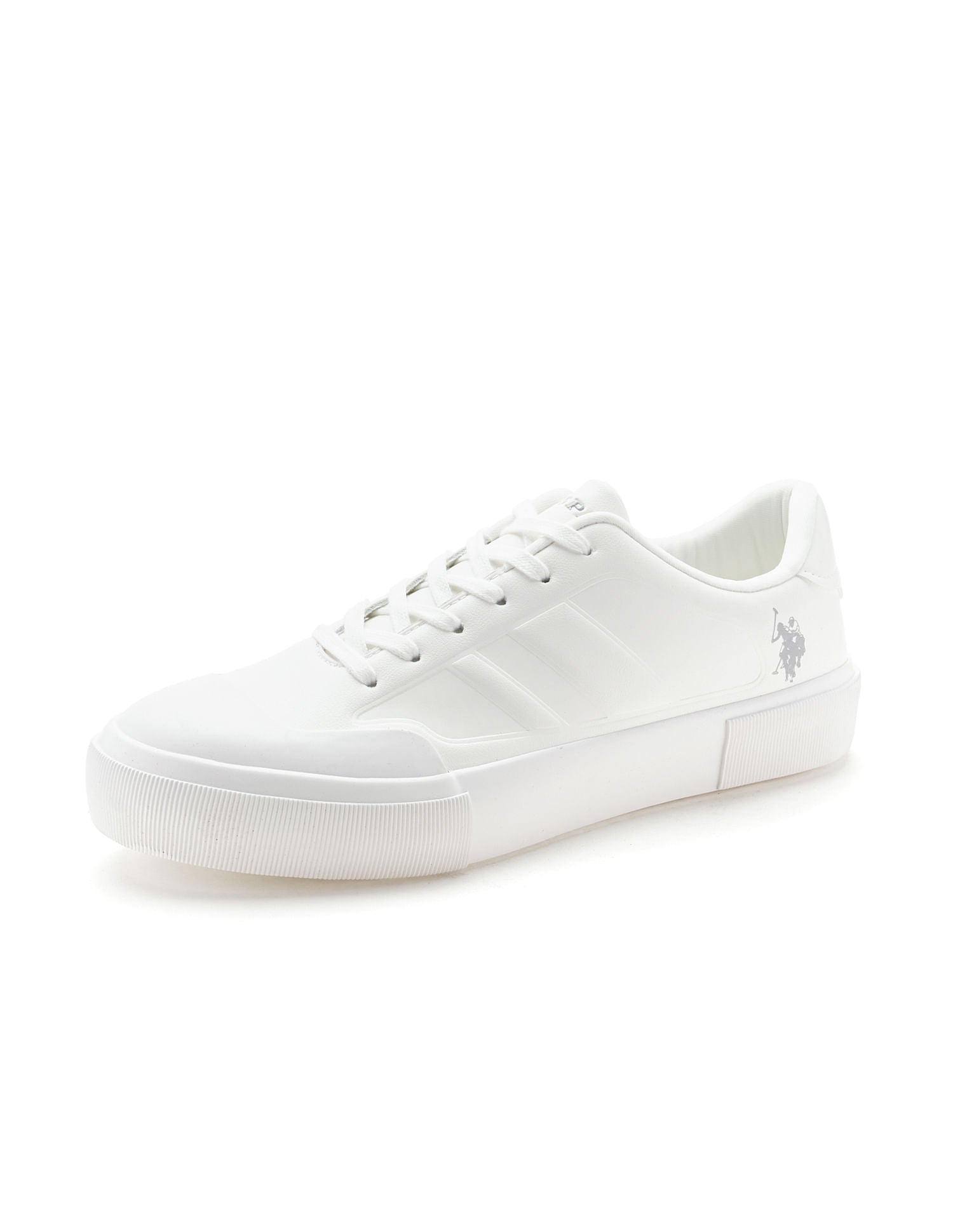 Men Solid Levi Sneakers White - U.S. Polo Assn. India | Large