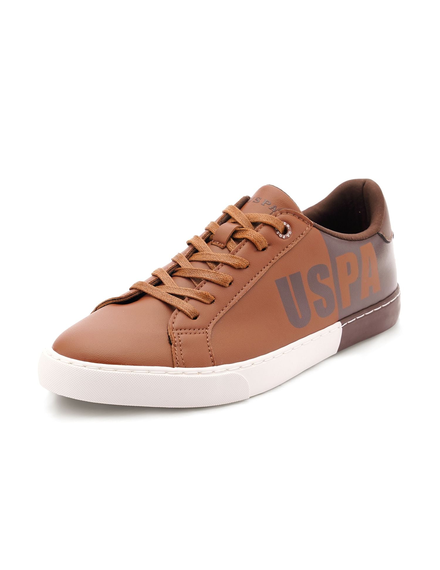 Men Colour Block Logo Tresten Sneakers Tan - U.S. POLO ASSN. | Large
