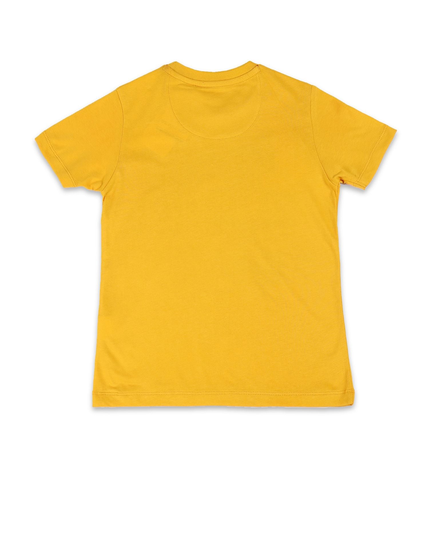 Boys Brand Regular Fit T-Shirt Mustard - U.S. POLO ASSN. | Large