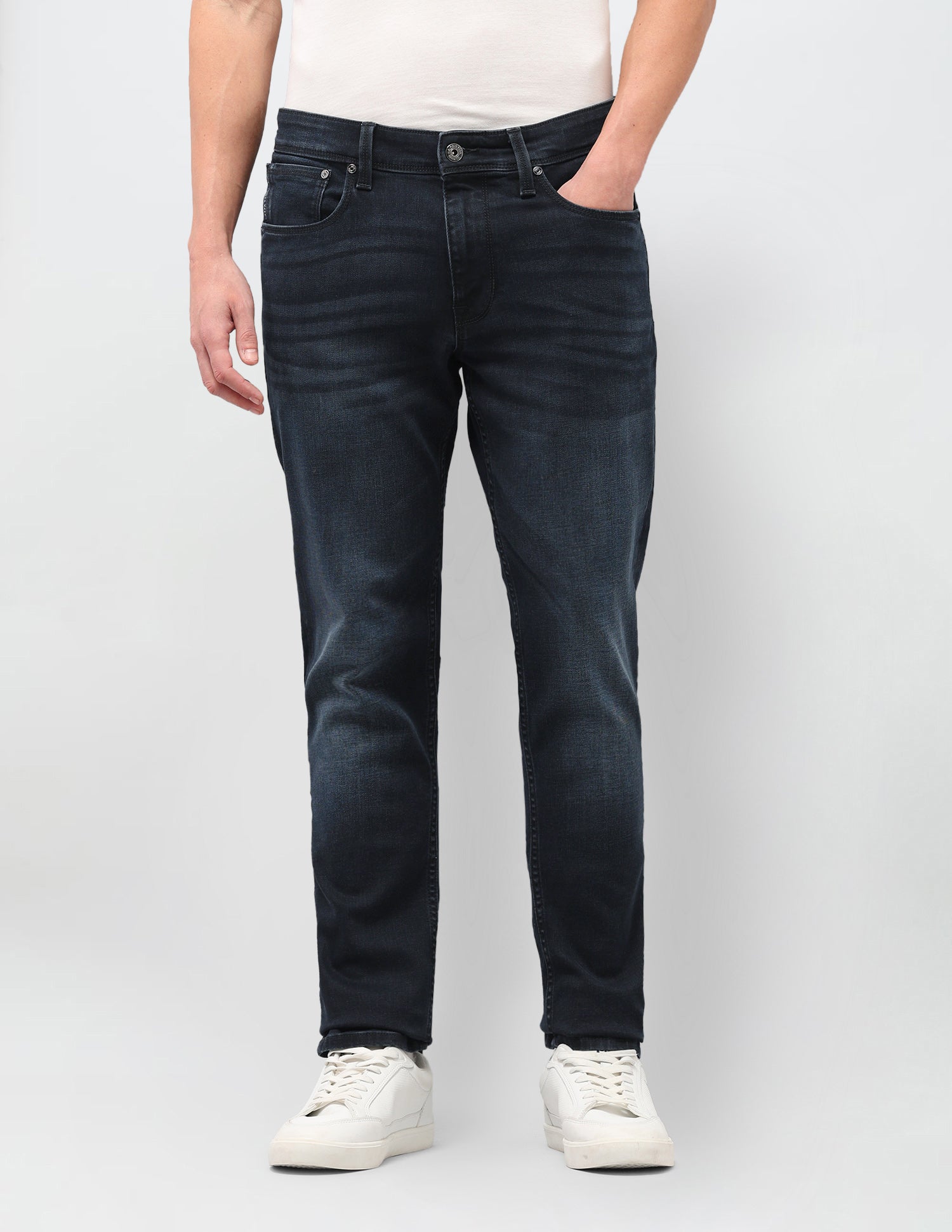 Brandon Slim-Tapered Fit Blue Jeans Dark Blue - U.S. Polo Assn. India | Large