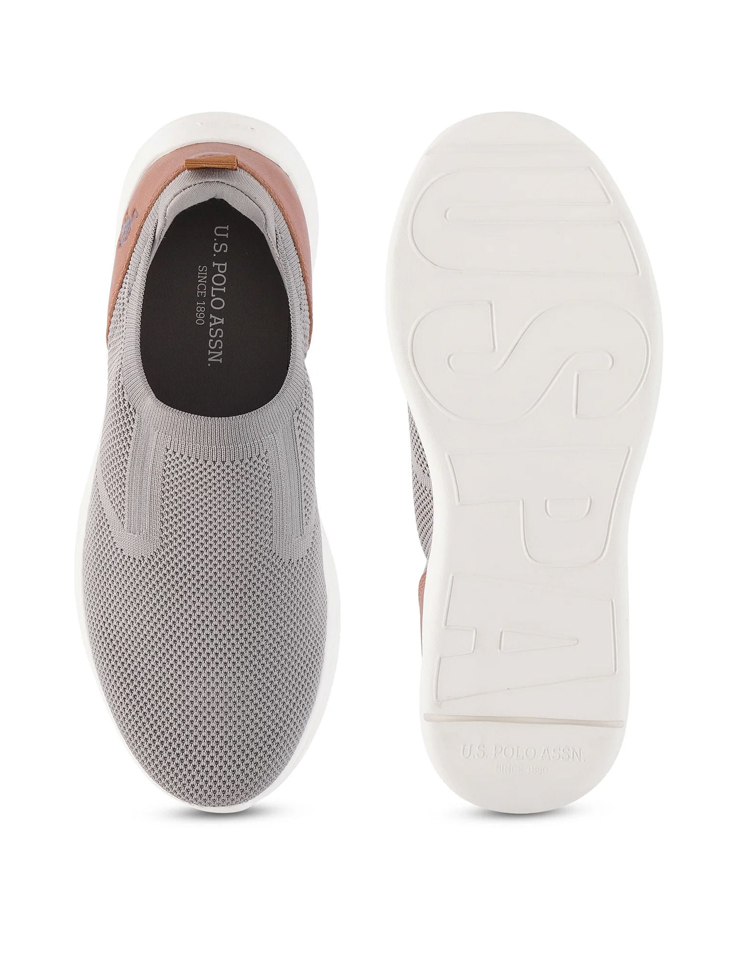 Men Tenore 2.0 Grey Uspa Sport  Sneaker Slip On Grey - U.S. Polo Assn. India | Large
