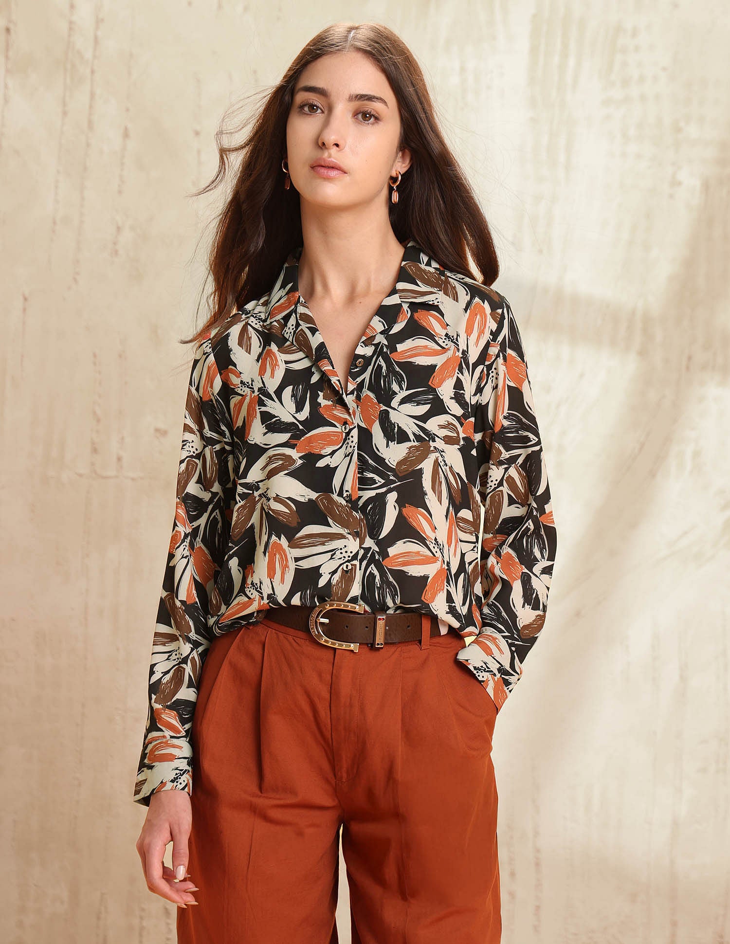 Regular Fit Floral Printed Shirt Multi-colour - U.S. POLO ASSN. | Large