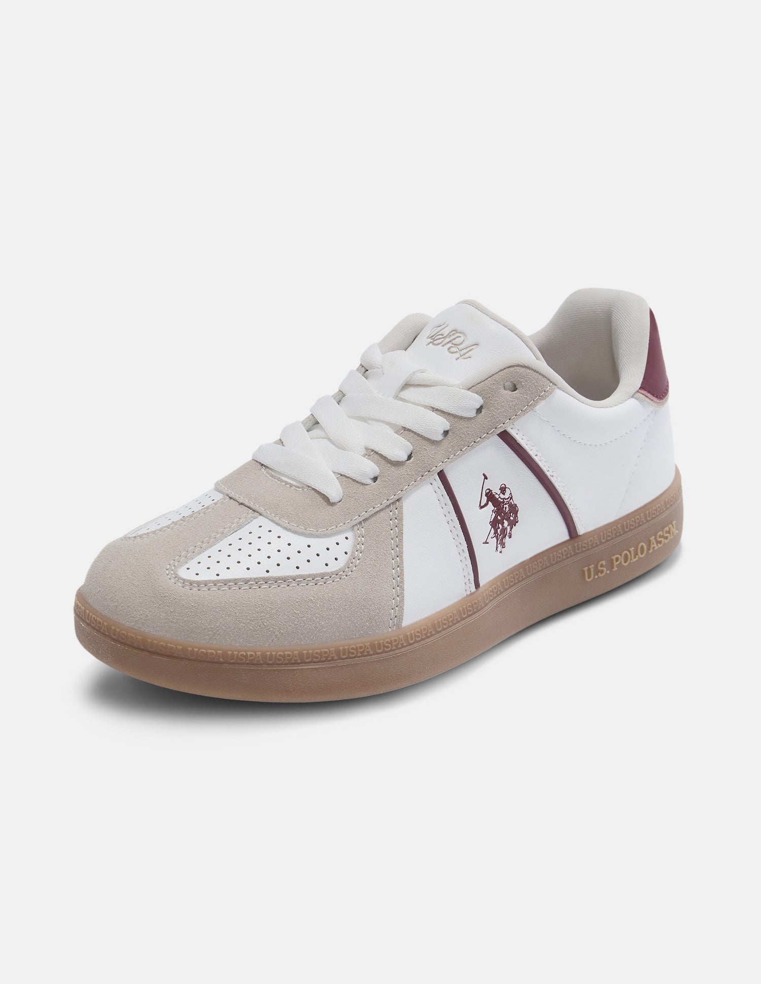 Colour Blocked Paula Sneakers Light Grey - U.S. Polo Assn. India | Large