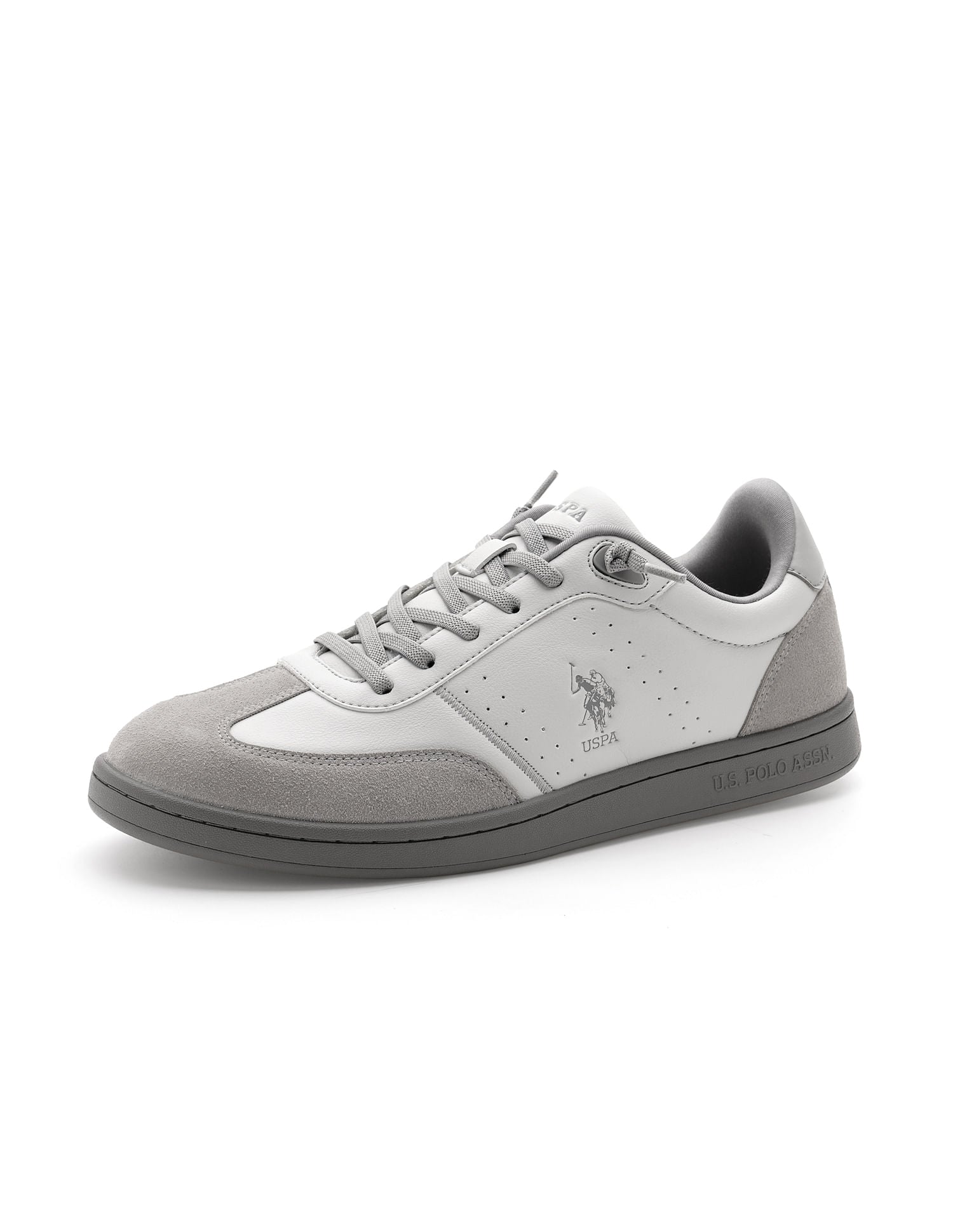 Men Cenik Colourblocked Sneakers Grey - U.S. Polo Assn. India | Large
