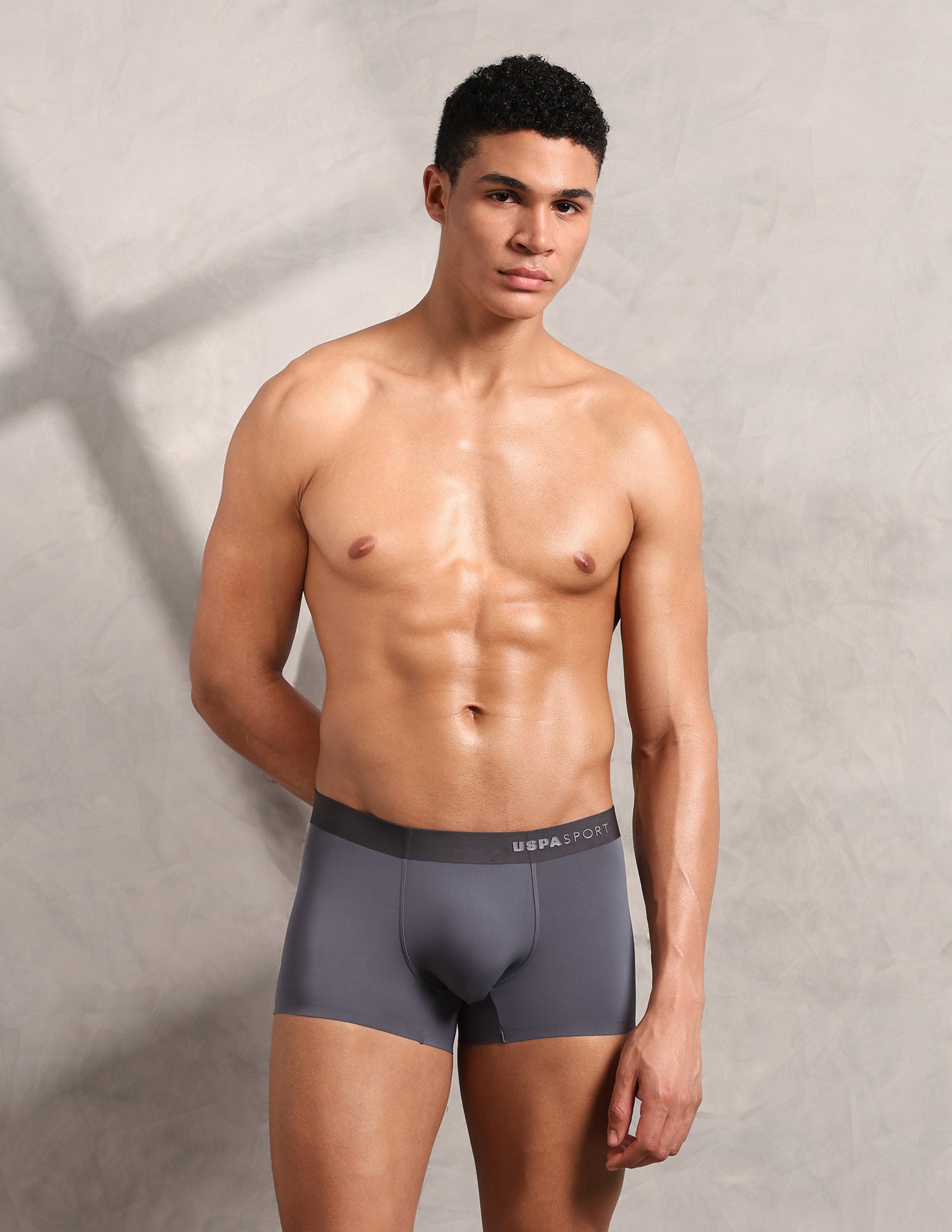 Ultra Light RT006 Seamless Trunk Dull Grey - U.S. Polo Assn. India | Large