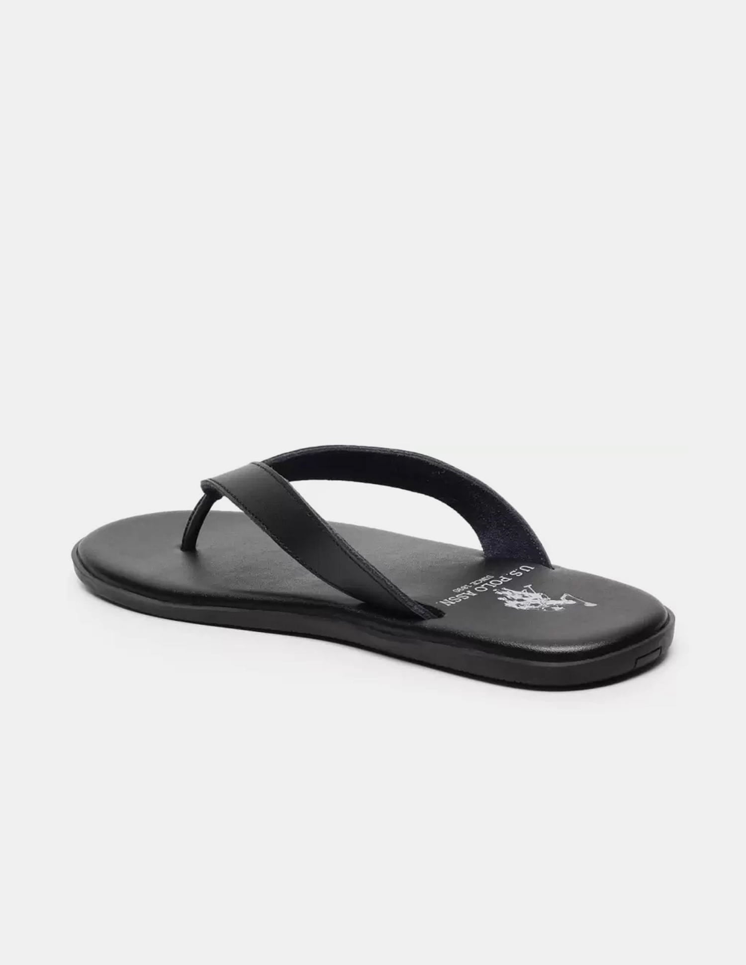 Men Aura 2.0 Flip Flops Black - U.S. Polo Assn. India | Large