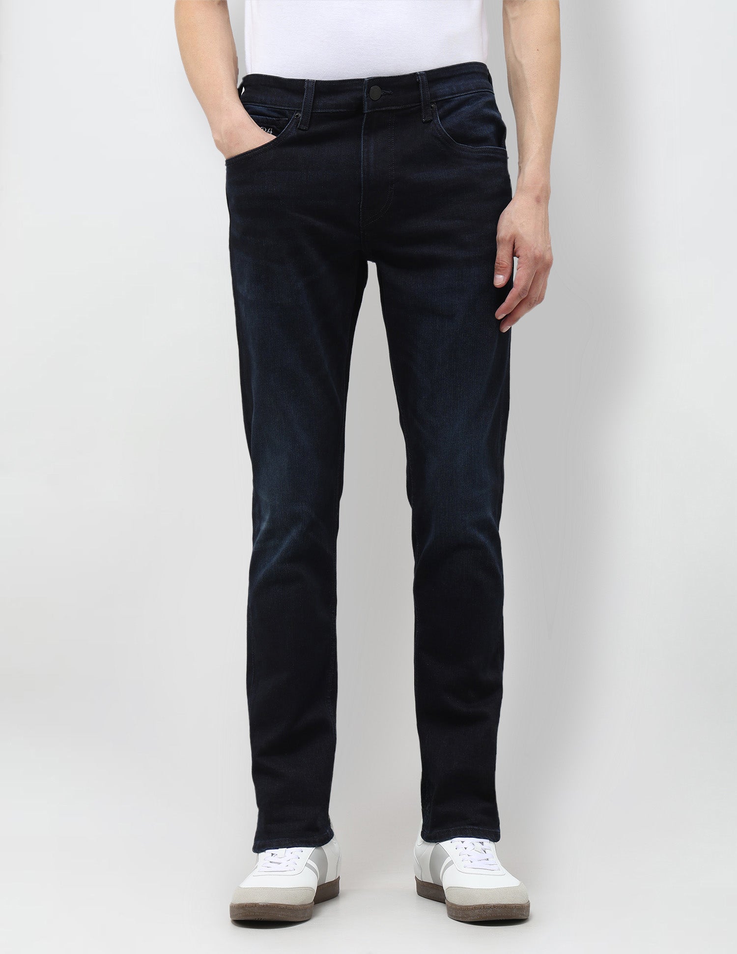 Brandon Slim Tapered Fit Blue Jeans Indigo - U.S. POLO ASSN. | Large