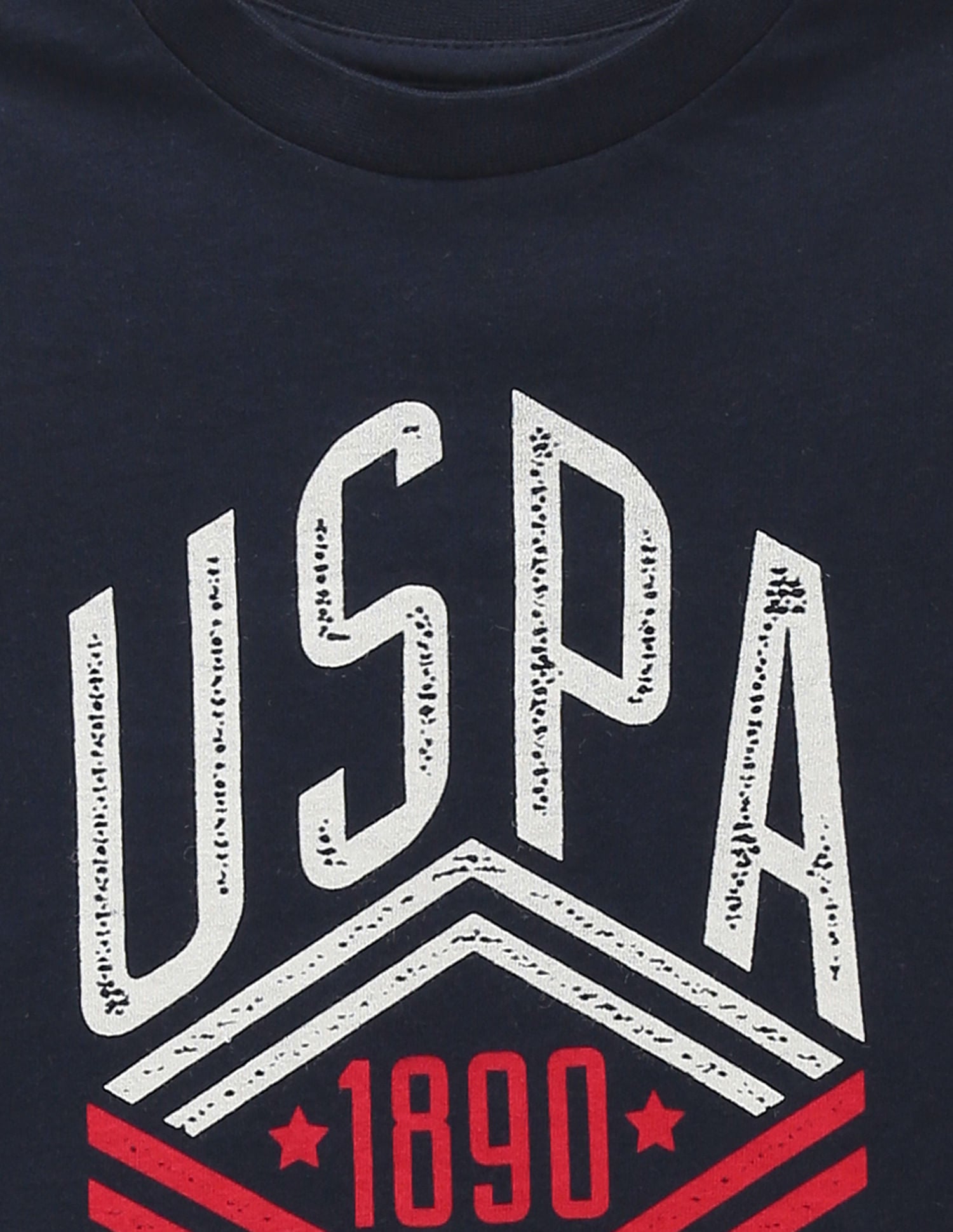 Boys Pure Cotton T-Shirt - Pack Of 2 Yellow and Navy - U.S. POLO ASSN. | Large