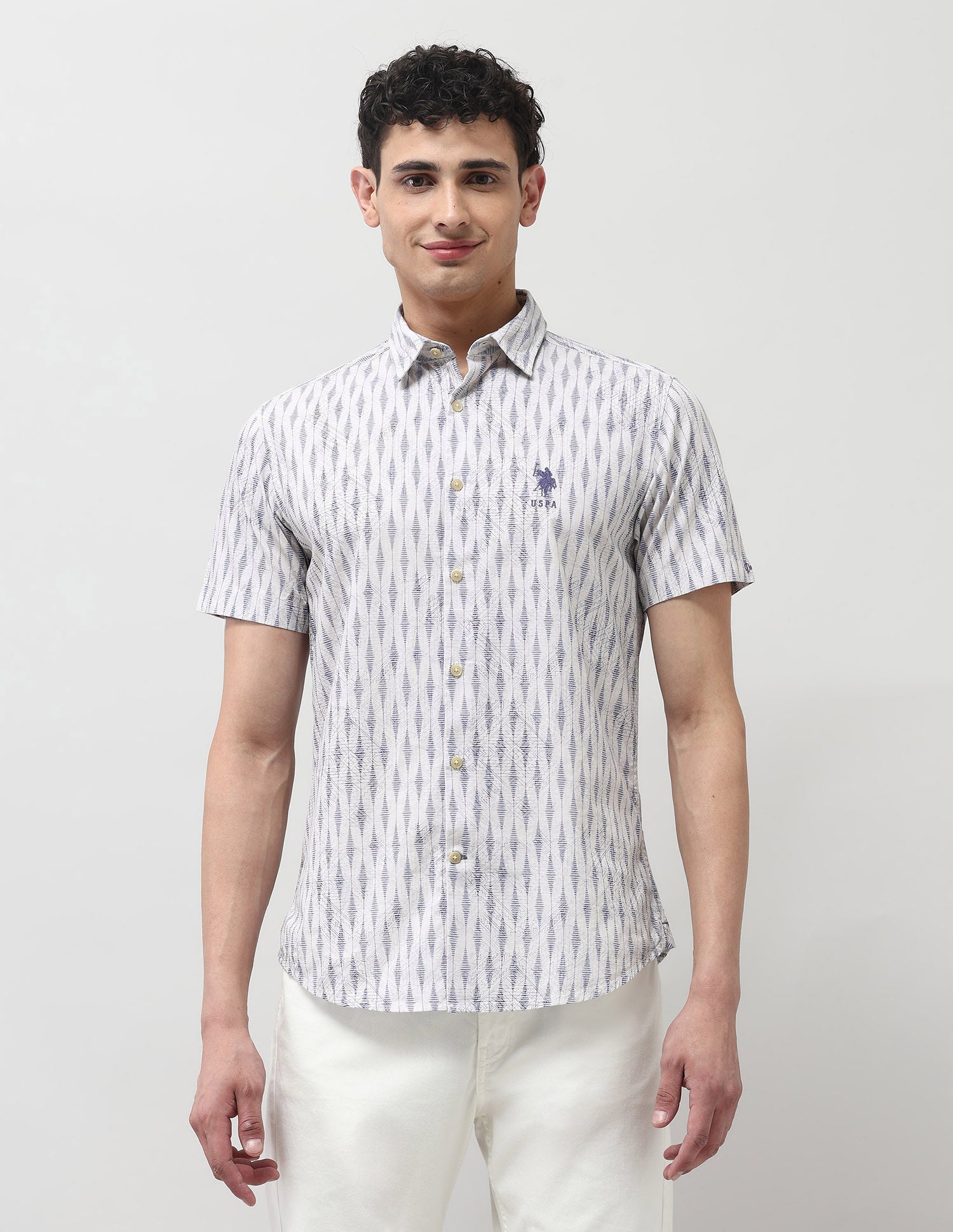 Pure Cotton All Over Printed Shirt