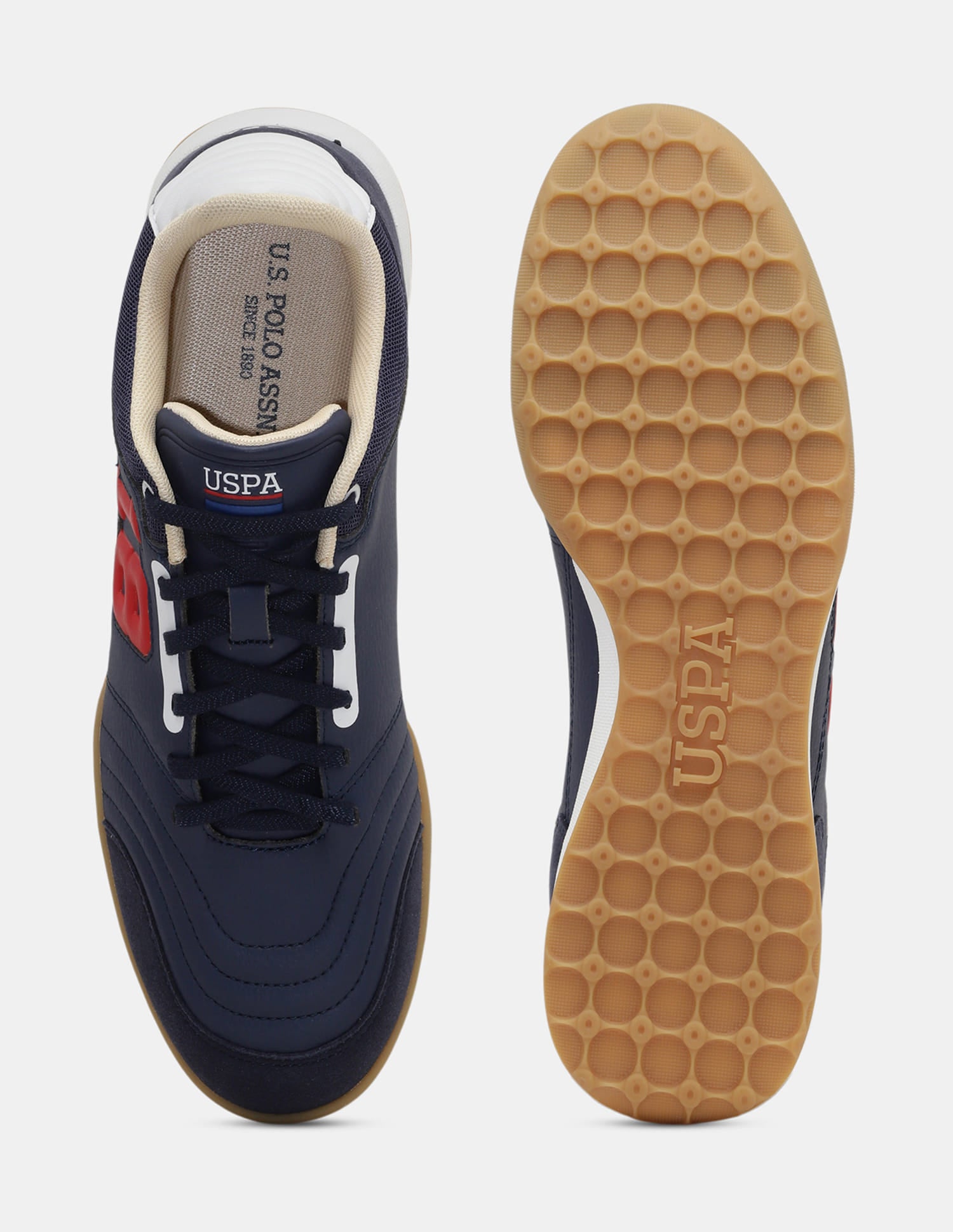 Numeric Embossed Field 1890 Sneakers Navy - U.S. Polo Assn. India | Large