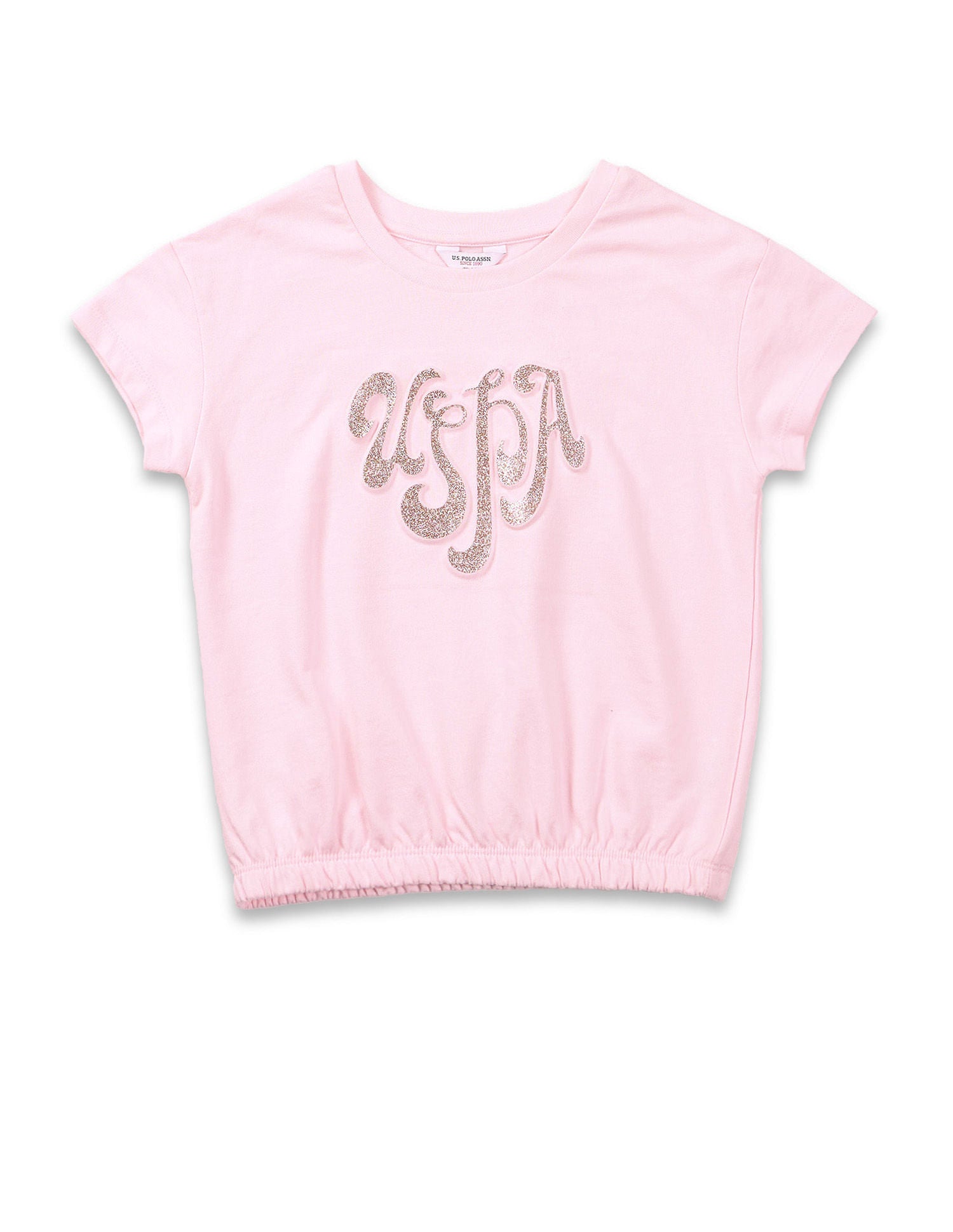 Girls Brand Printed Co-Ords Pink - U.S. POLO ASSN. | Large