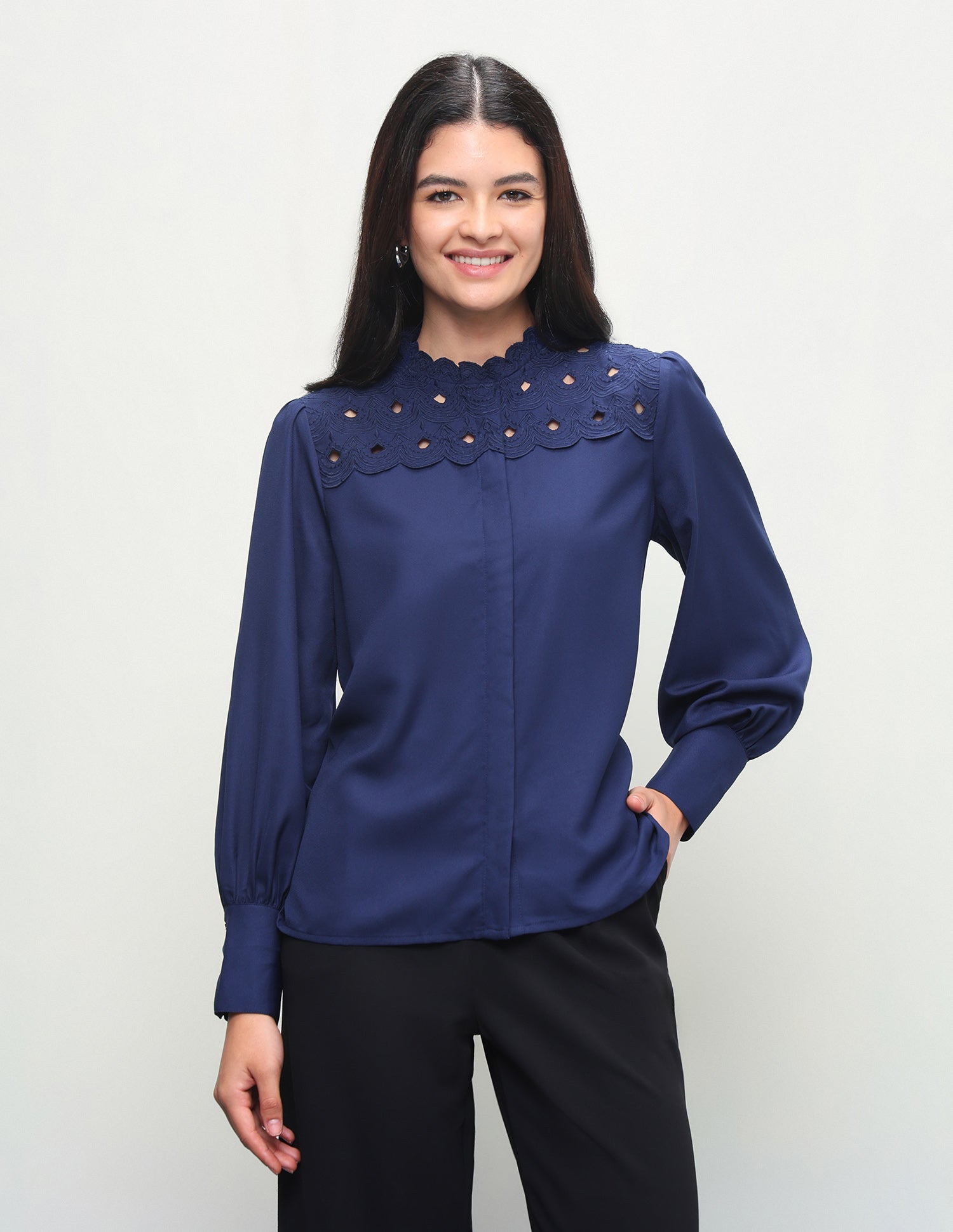 Solid Regular Fit Top Navy - U.S. Polo Assn. India | Large