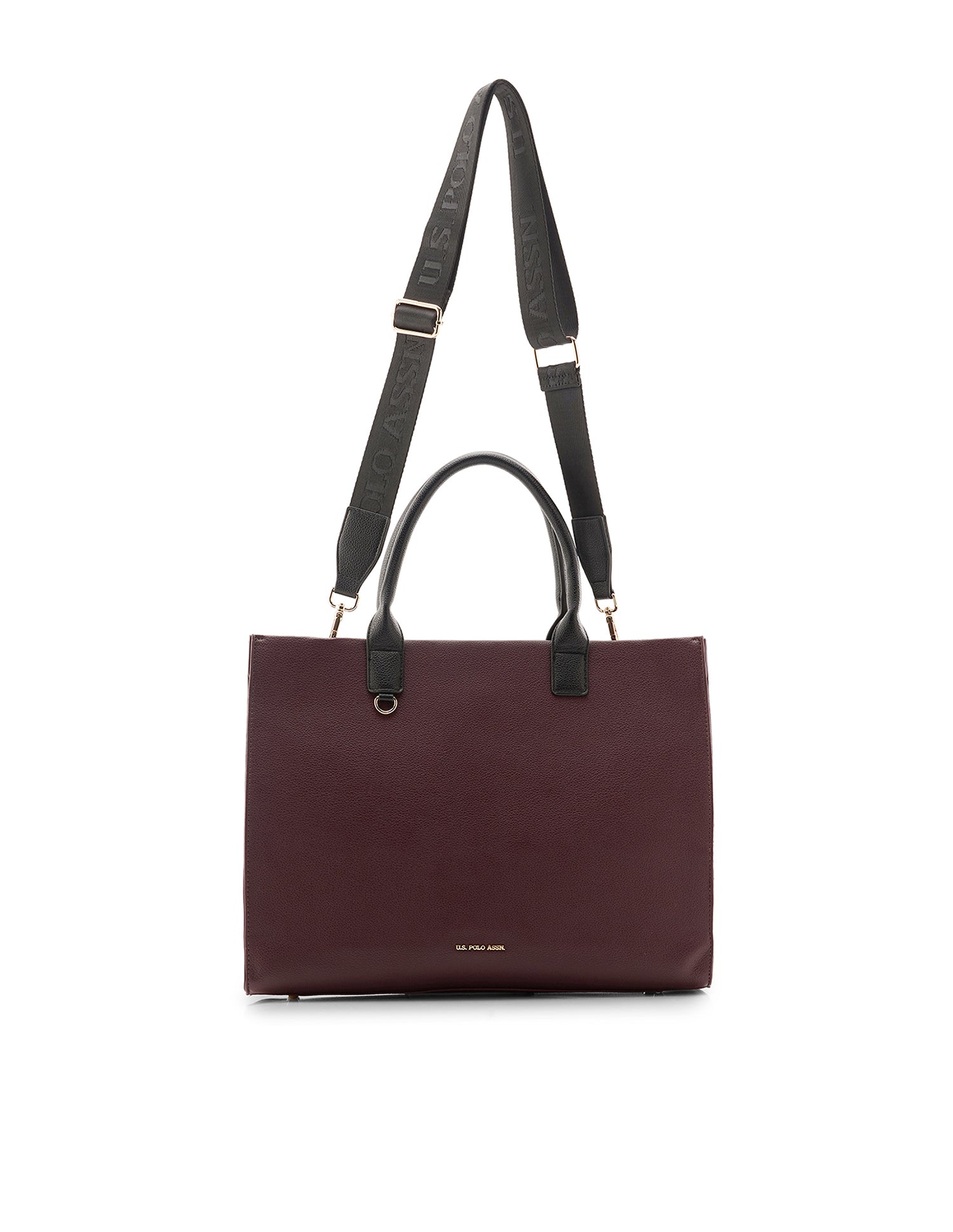 Carmella Tote Bag Burgundy - U.S. Polo Assn. India | Large
