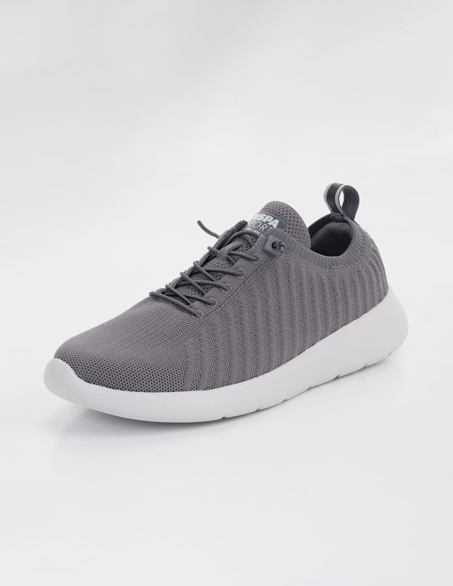 Men Solid Rocco Sports Sneakers Dark Grey - U.S. Polo Assn. India | Large