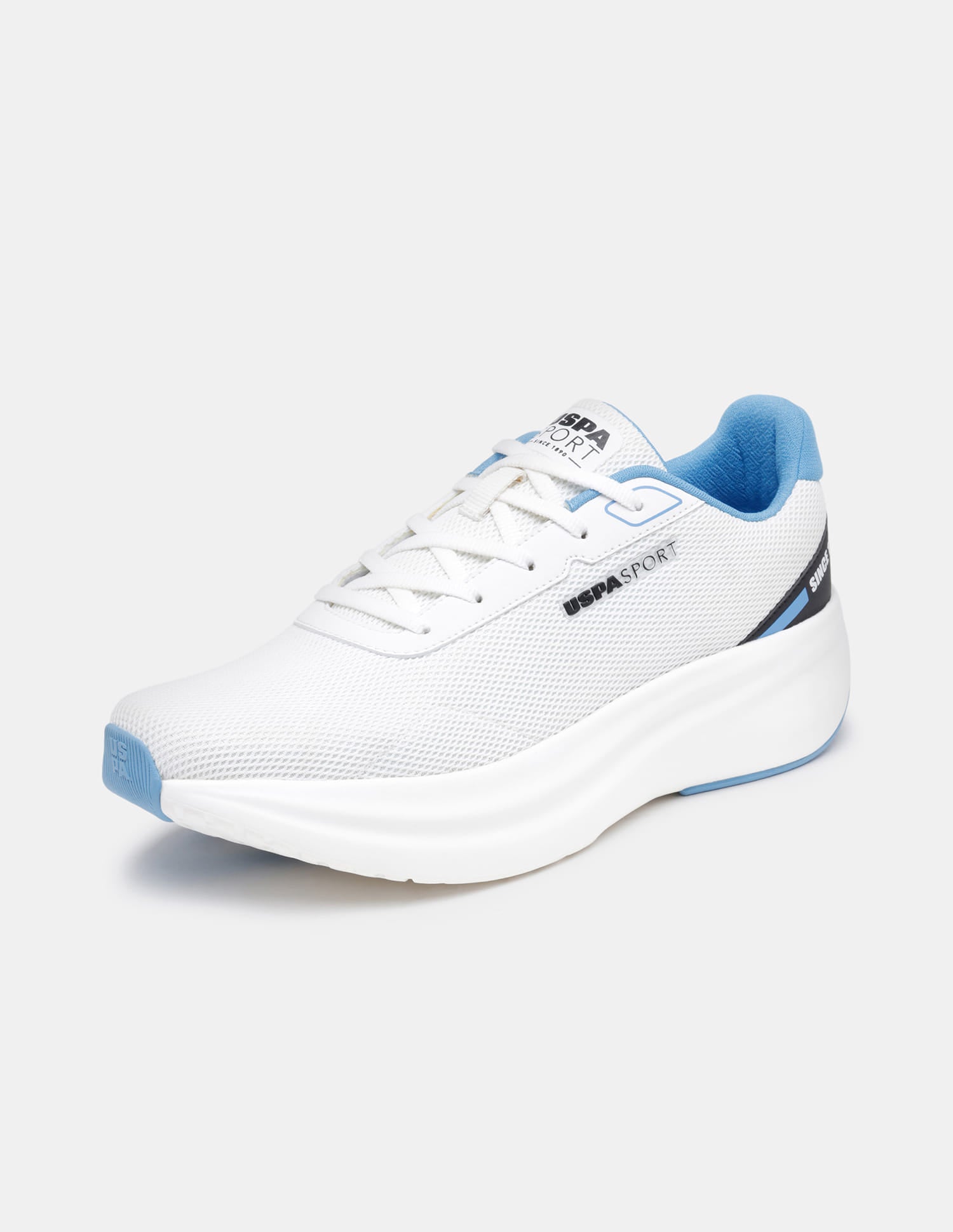 Men White Ryder Uspa Sport Sneakers White - U.S. Polo Assn. India | Large