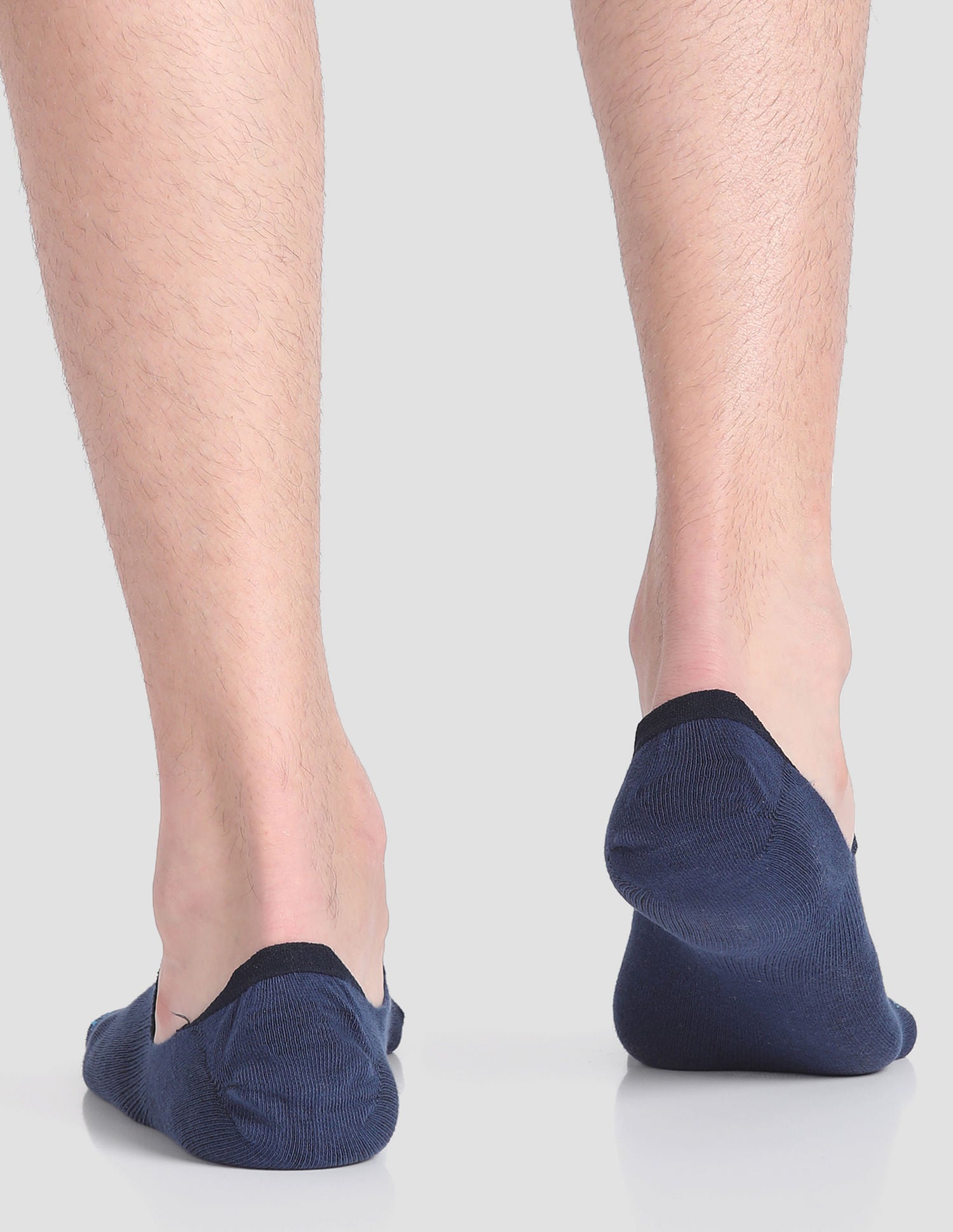 Silicone Grip No Show I646 Socks - Pack Of 3 Navy, Black and Grey - U.S. POLO ASSN. | Large