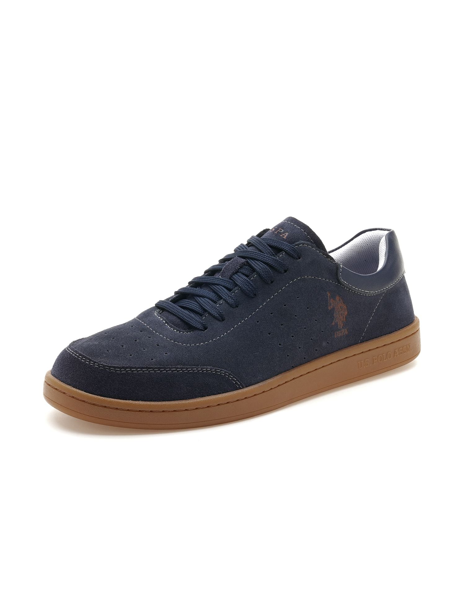 Mens Caldera Leather Sneakers Navy - U.S. POLO ASSN. | Large