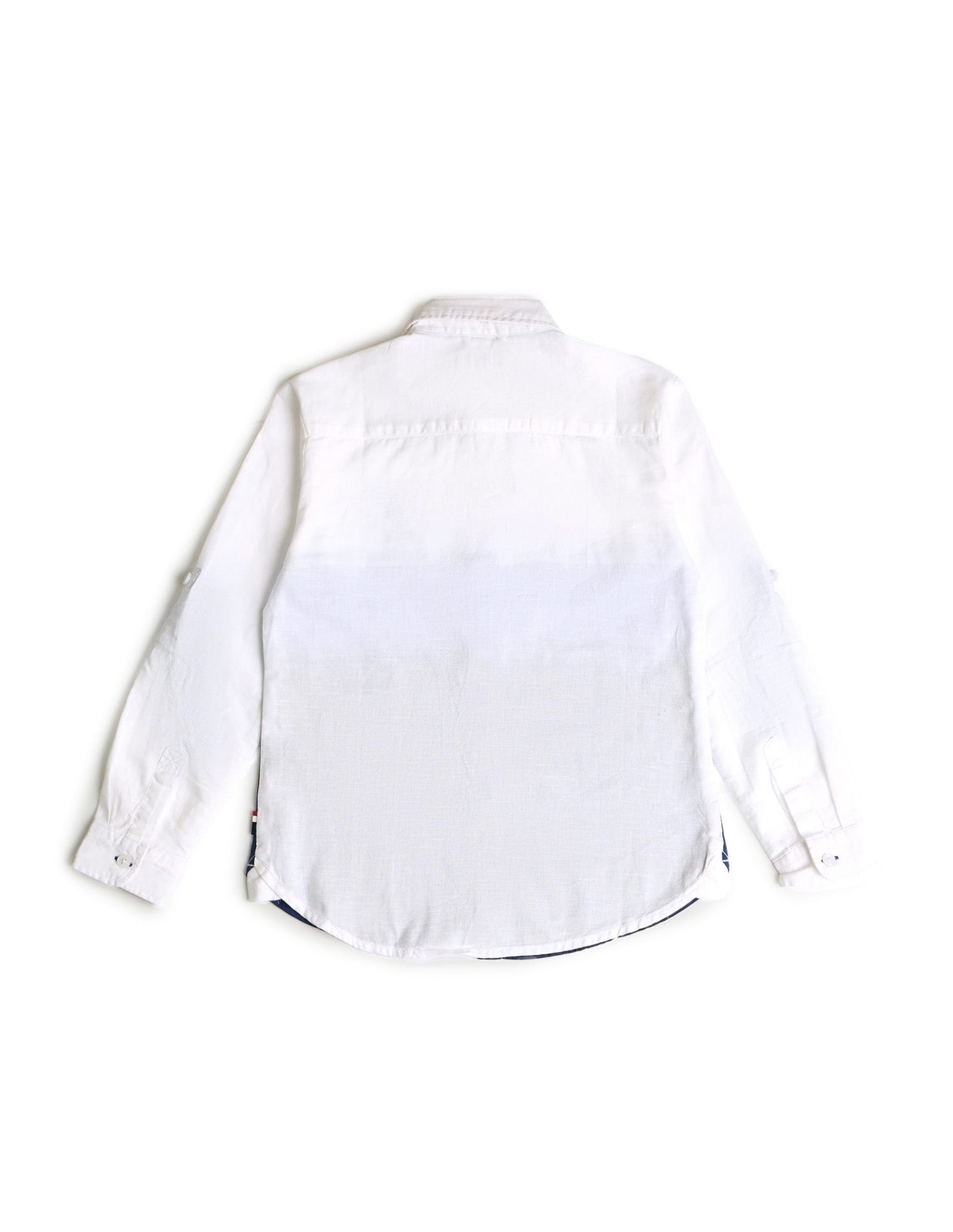 Boys Colourblocked Regular Fit Shirt Blue - U.S. POLO ASSN. | Large