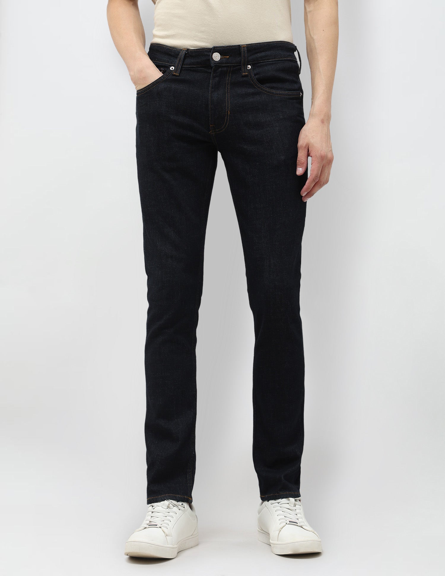 Brandon Slim Tapered Fit Blue Jeans Rinse Wash - U.S. POLO ASSN. | Large