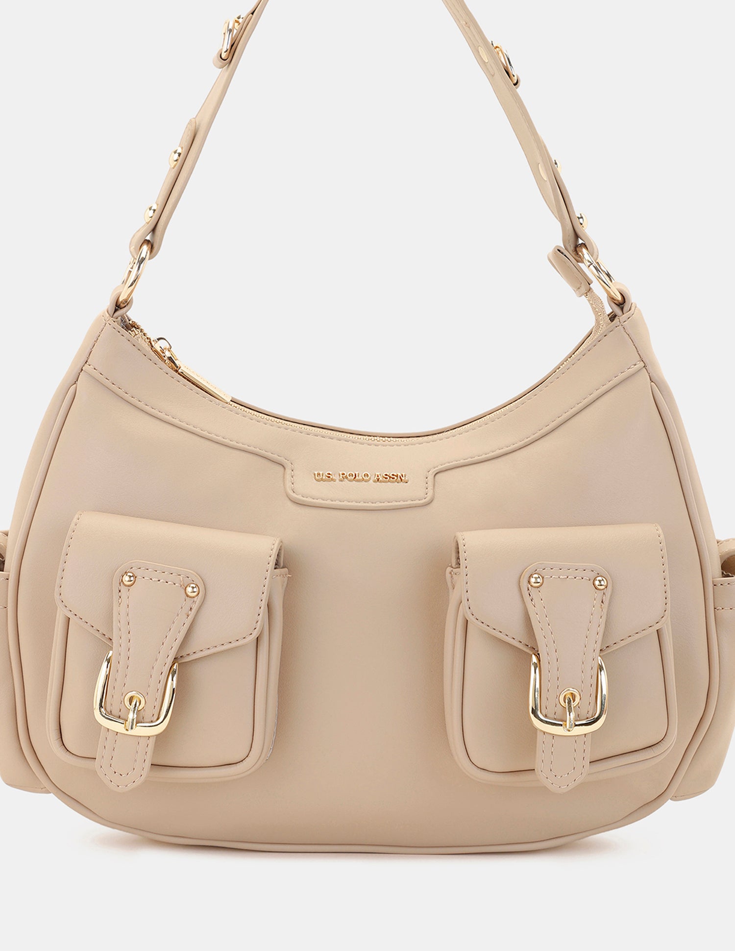 Women Alana Shoulder Bag Beige - U.S. POLO ASSN. | Large