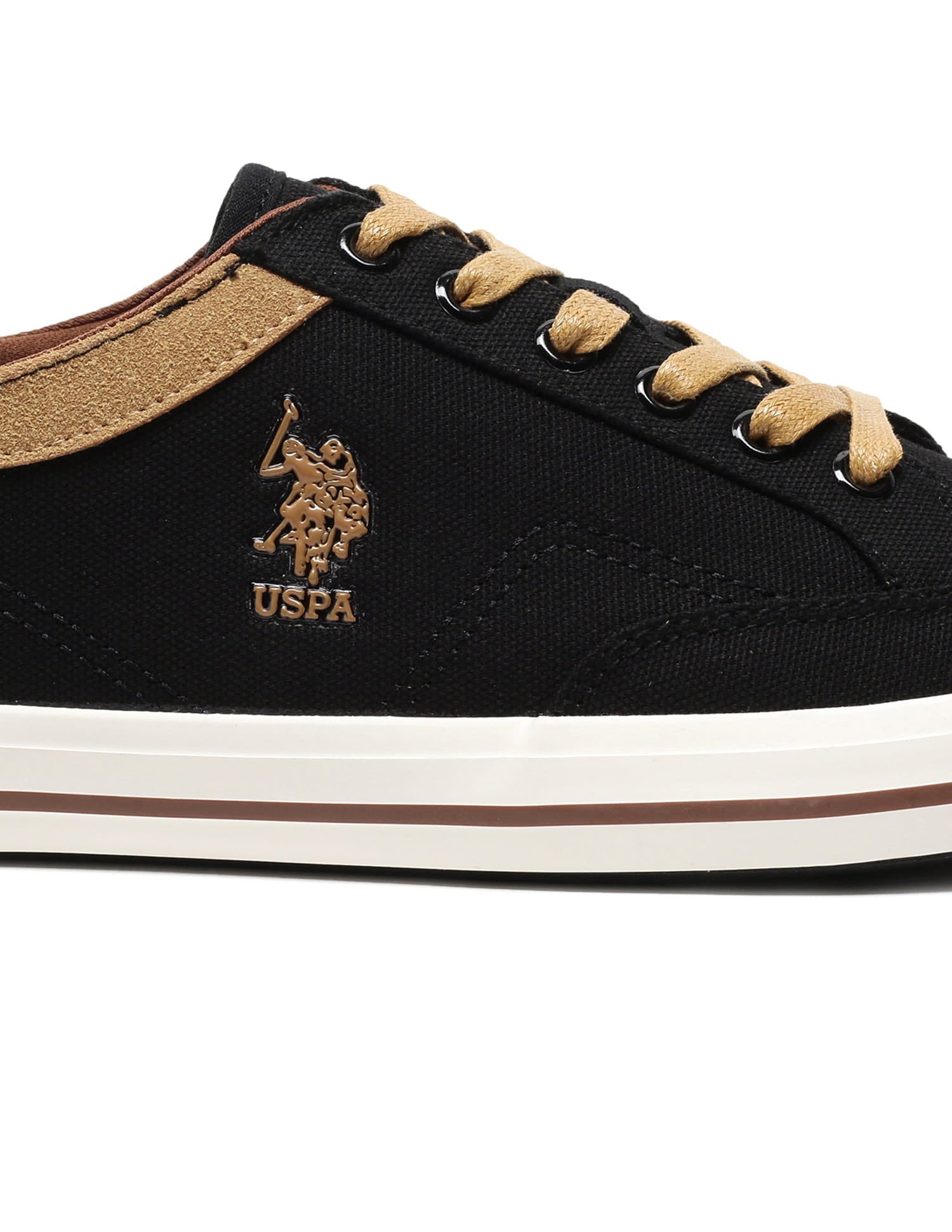 Men Monton 10.0 Colourblocked Sneakers Black - U.S. Polo Assn. India | Large