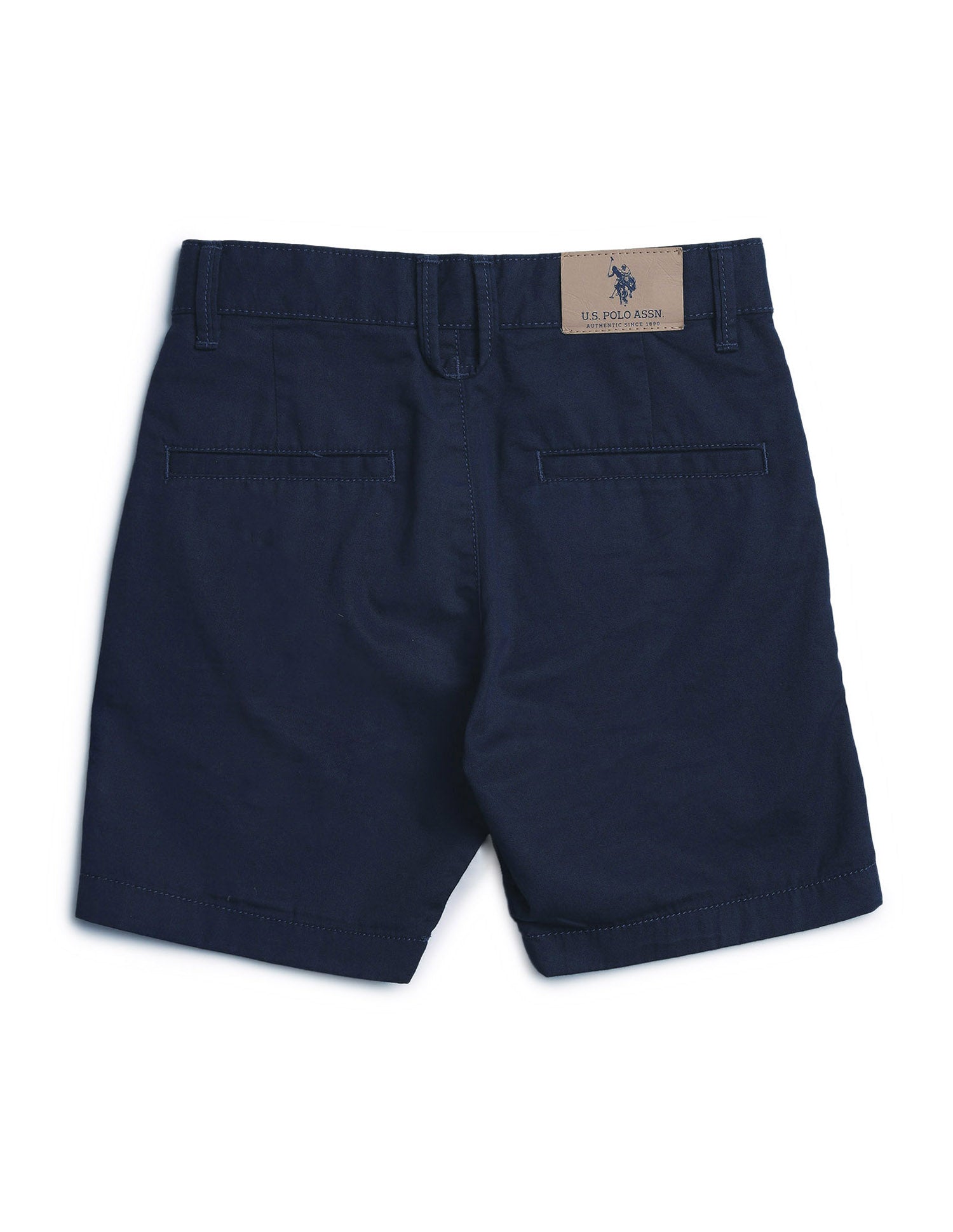 Boys Solid Regular Fit Shorts Navy - U.S. POLO ASSN. | Large