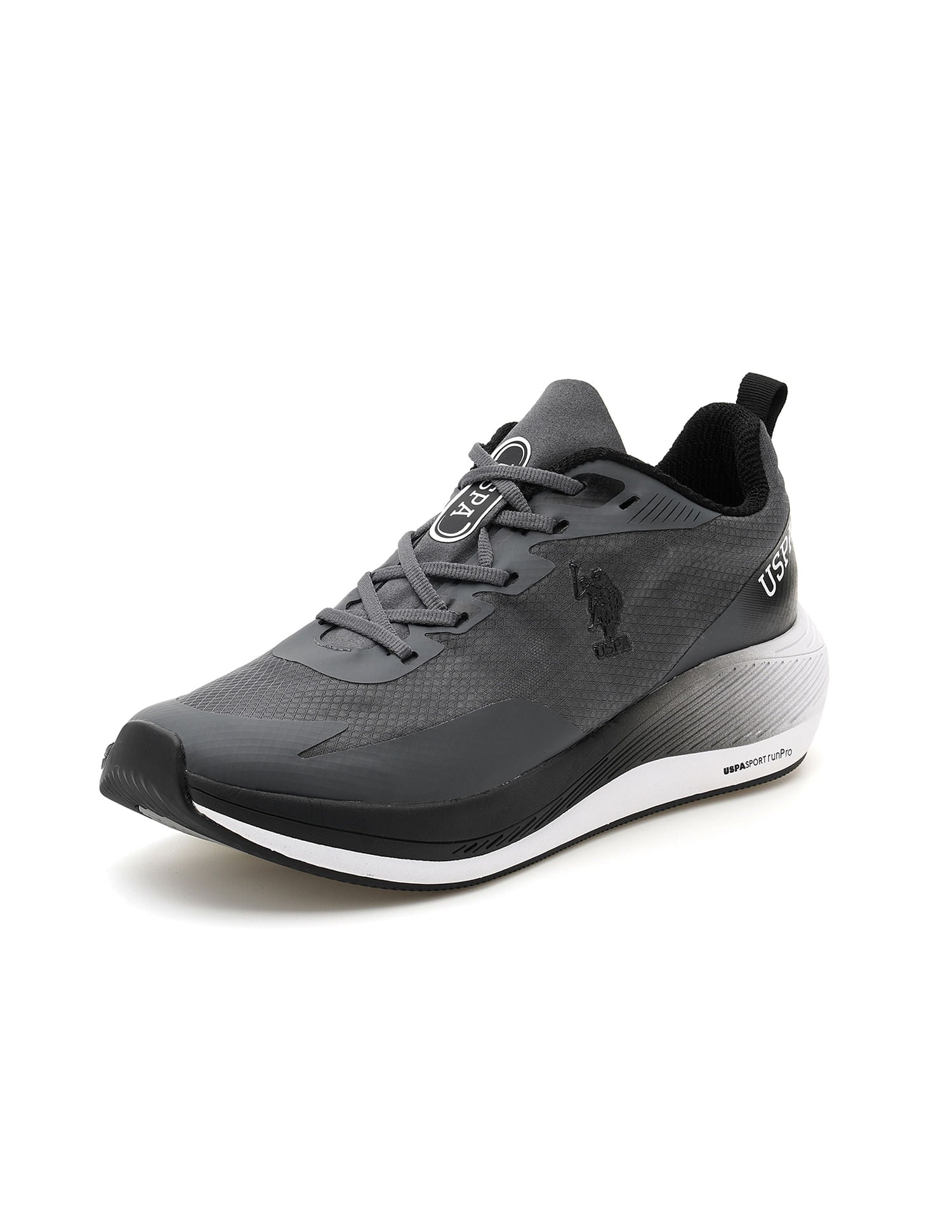 Men Severin Grey Uspa Sport  Runpro Running Shoes Grey - U.S. Polo Assn. India | Large