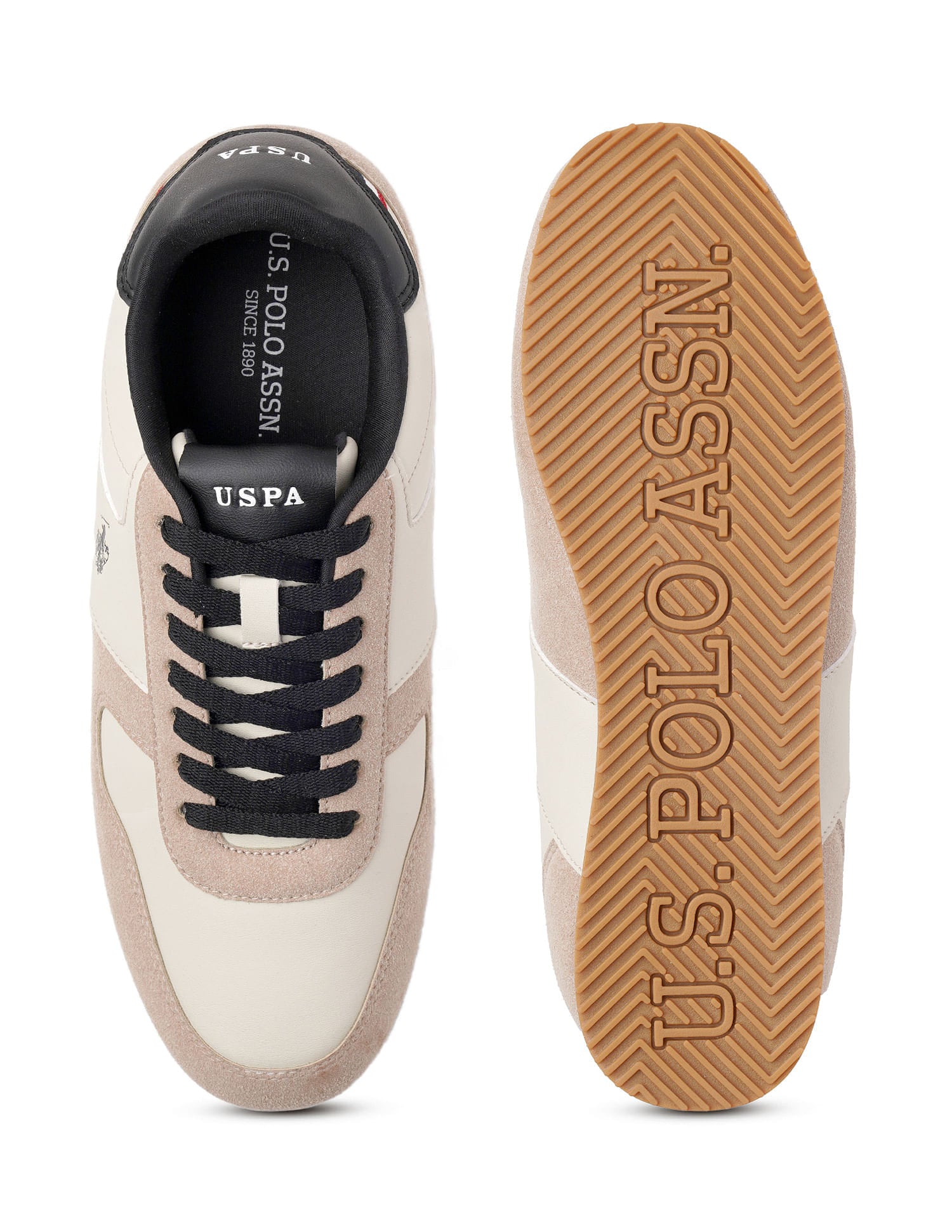 Men Enco Sneakers Beige - U.S. Polo Assn. India | Large