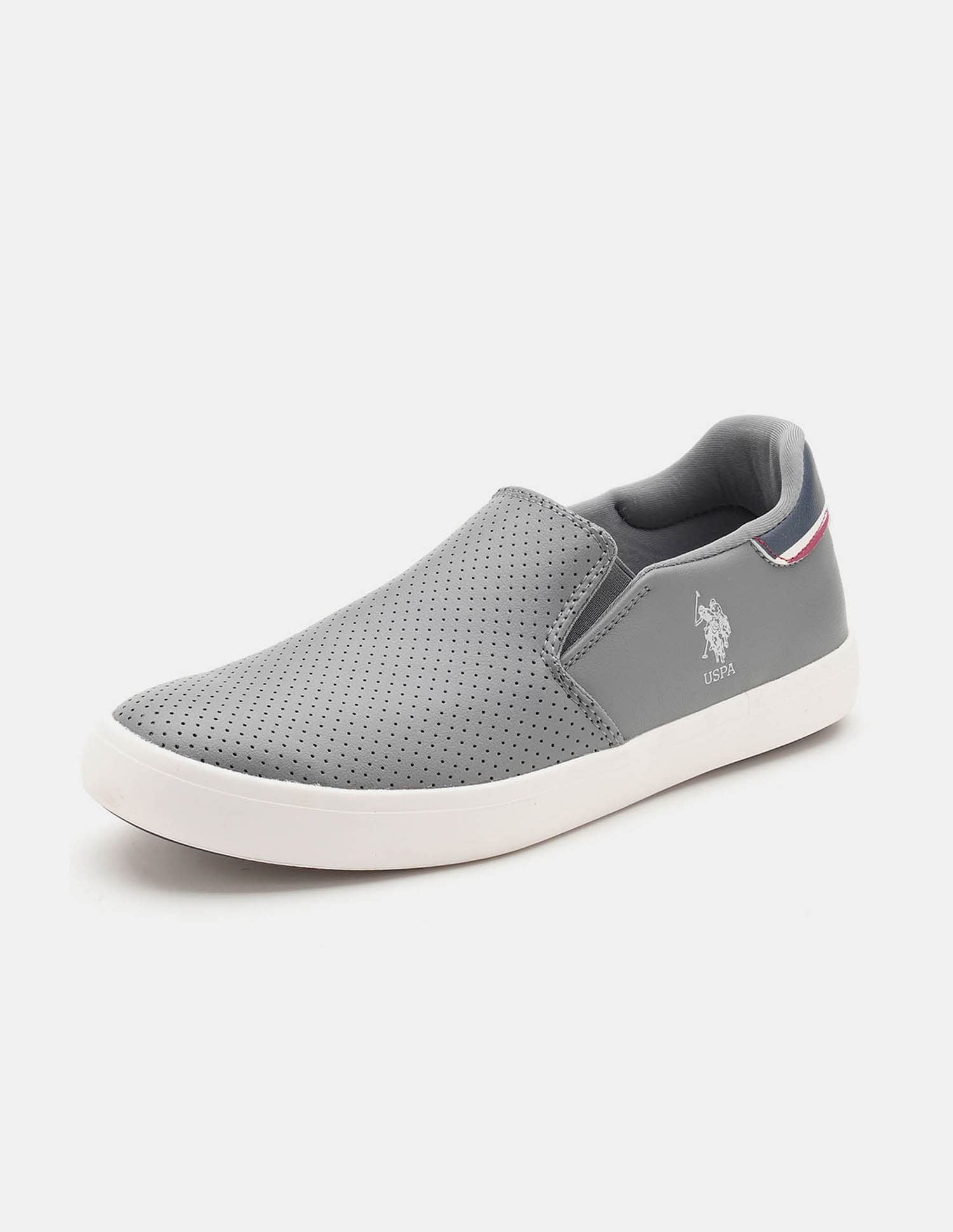 Men Campbell 3.0 Slip On Sneakers Grey - U.S. POLO ASSN. | Large