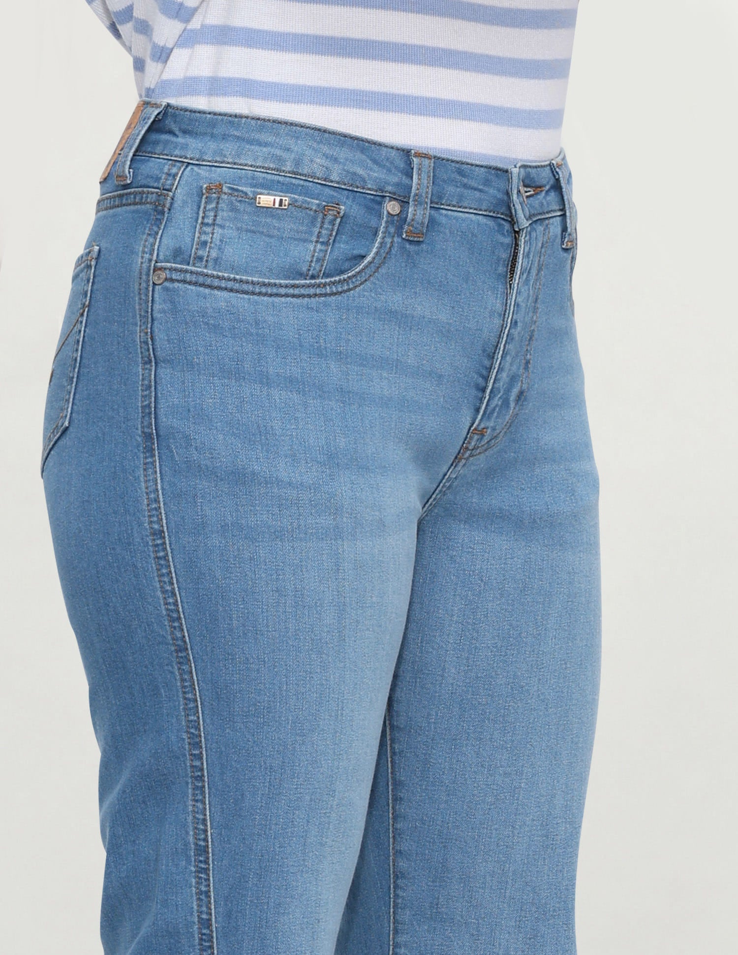 High Rise Extreme Flared Fit Jeans Blue - U.S. Polo Assn. India | Large