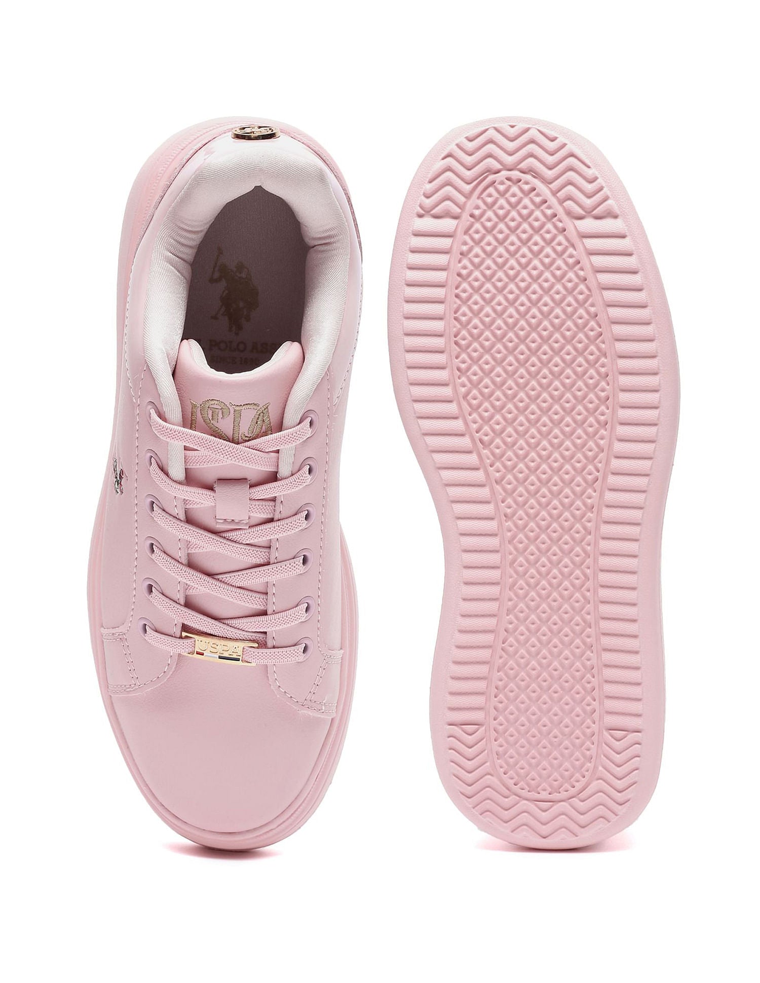 Women Logo Elsie 2.0 Sneakers Light Pink - U.S. Polo Assn. India | Large