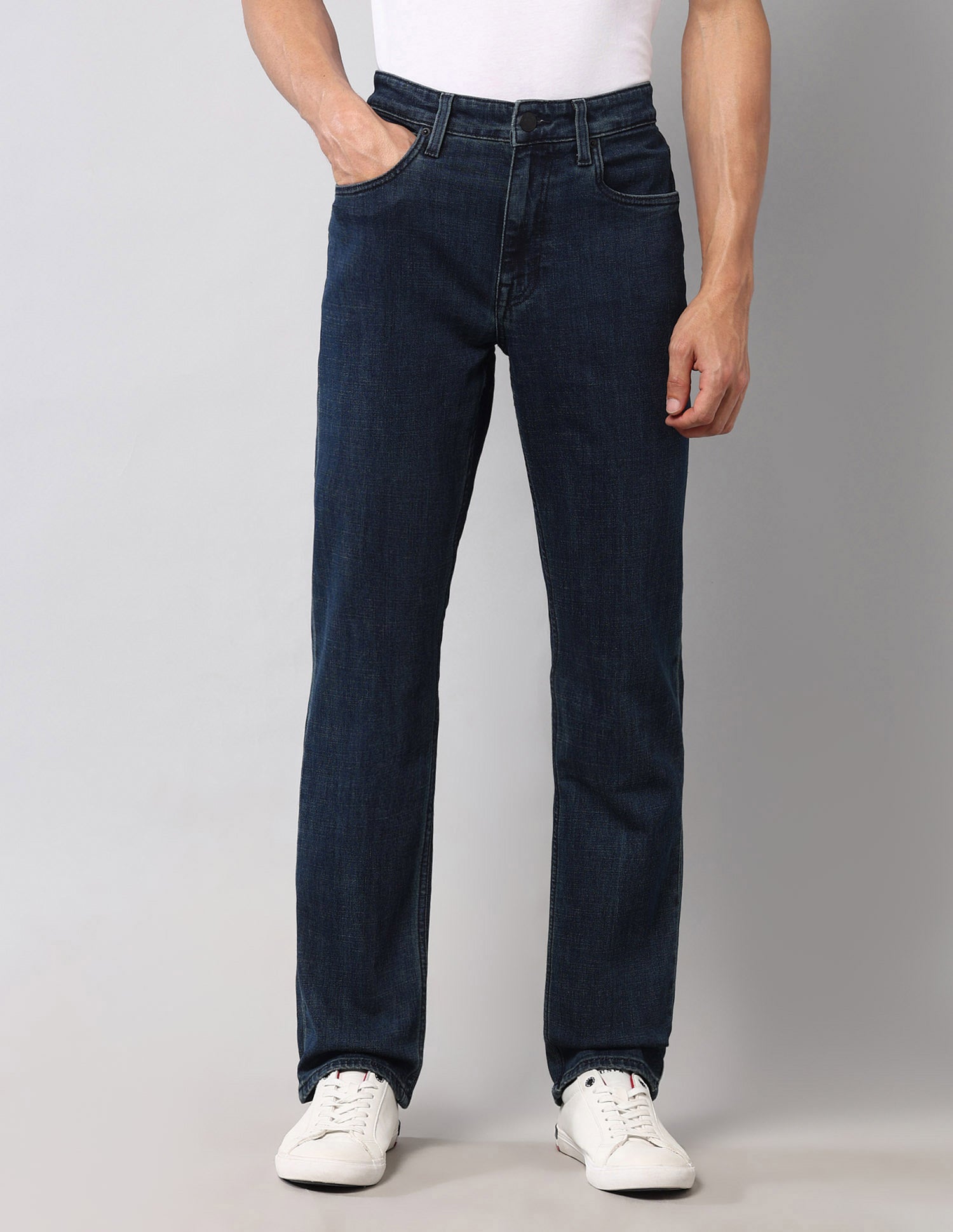 Harold Slim Straight Fit Blue Vintage Jeans Blue - U.S. Polo Assn. India | Large