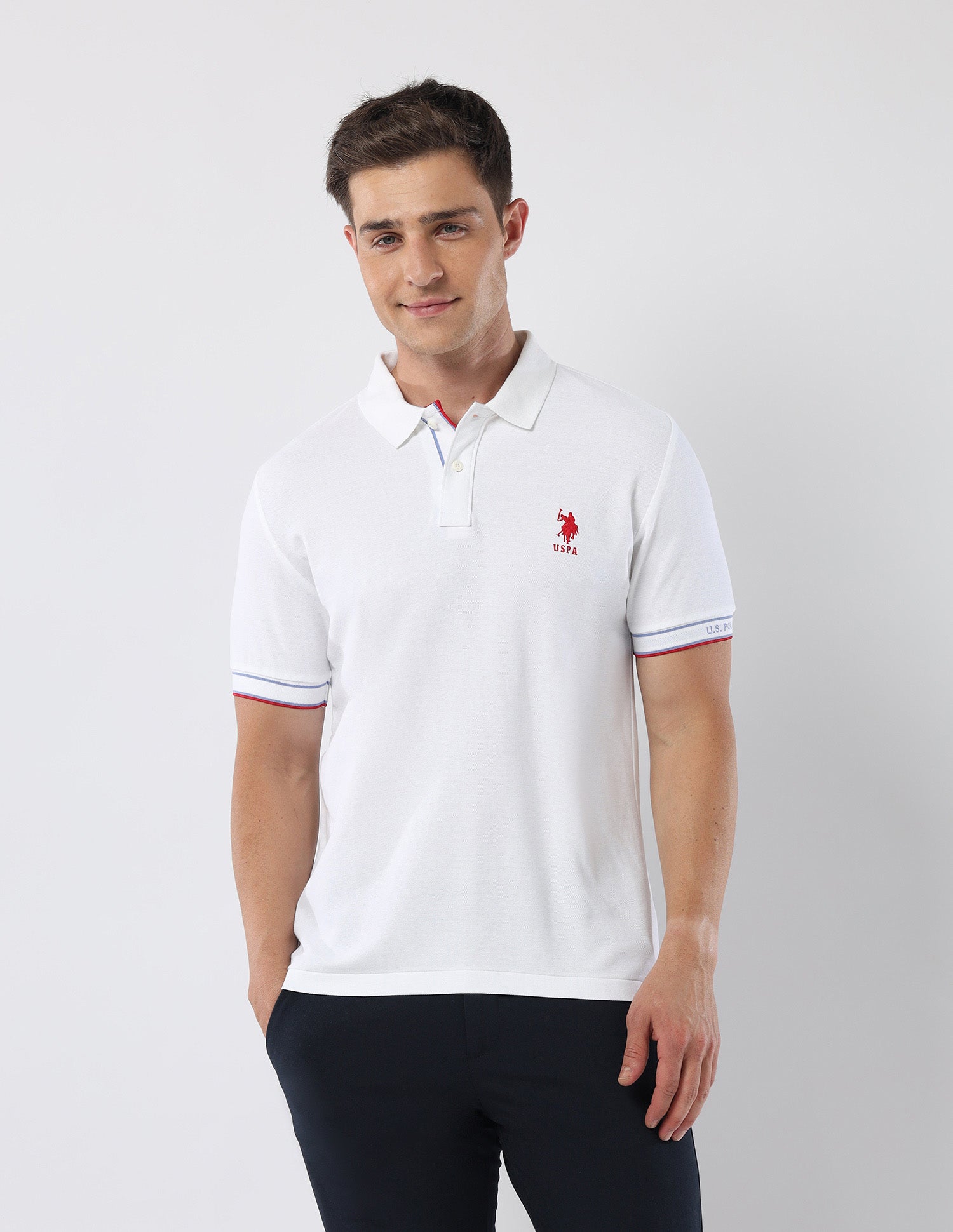 Pure Cotton 135 Anniversary Polo Shirt White - U.S. Polo Assn. India | Large
