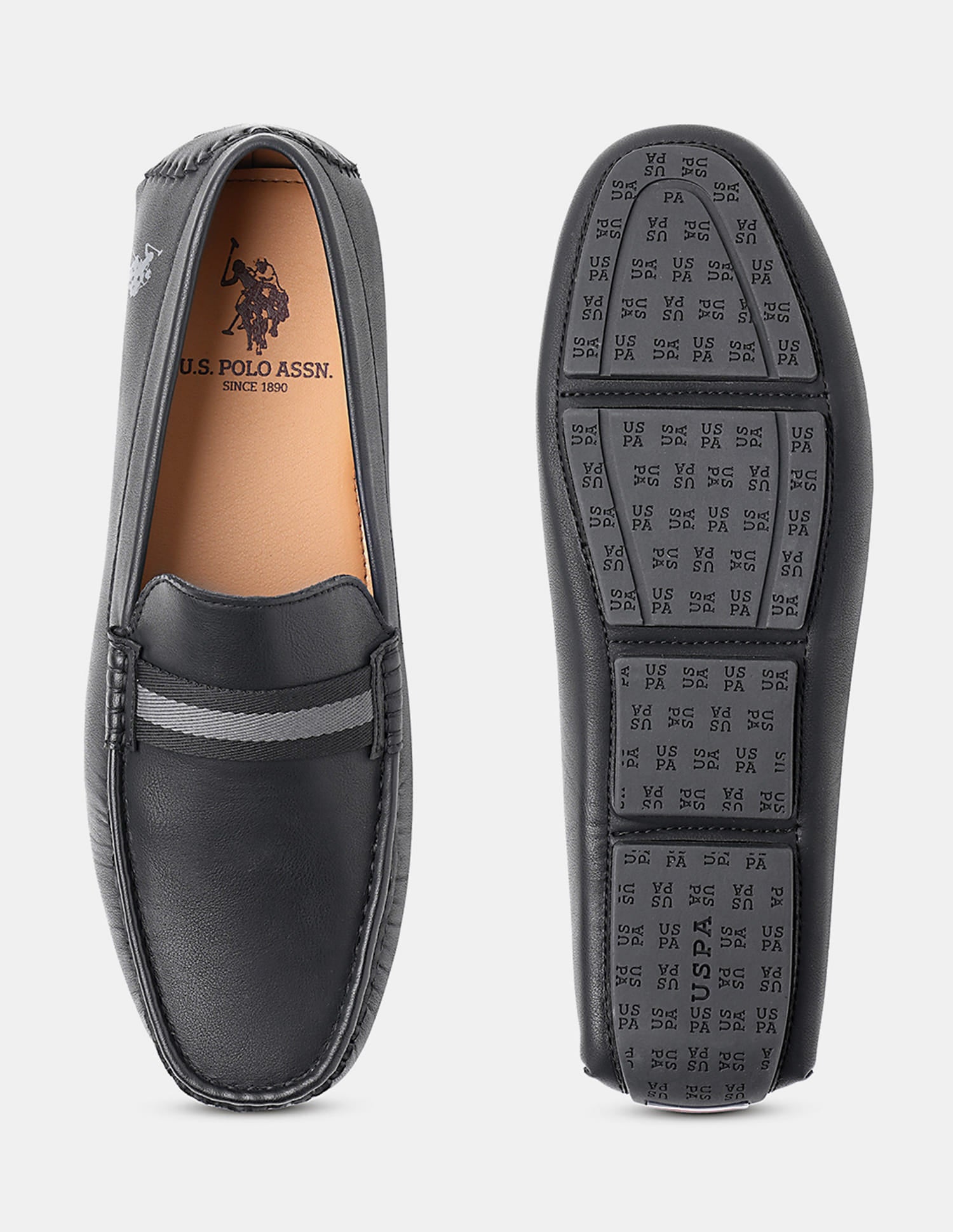 Men Bickford 6.0 Loafers Black - U.S. Polo Assn. India | Large