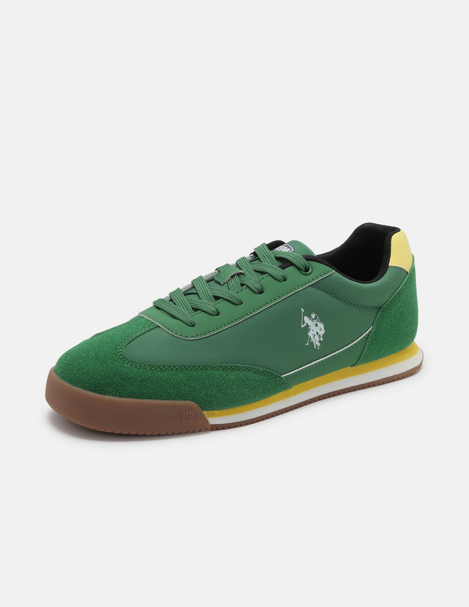 Men Round Toe Treviri Sneakers Green - U.S. POLO ASSN. | Large