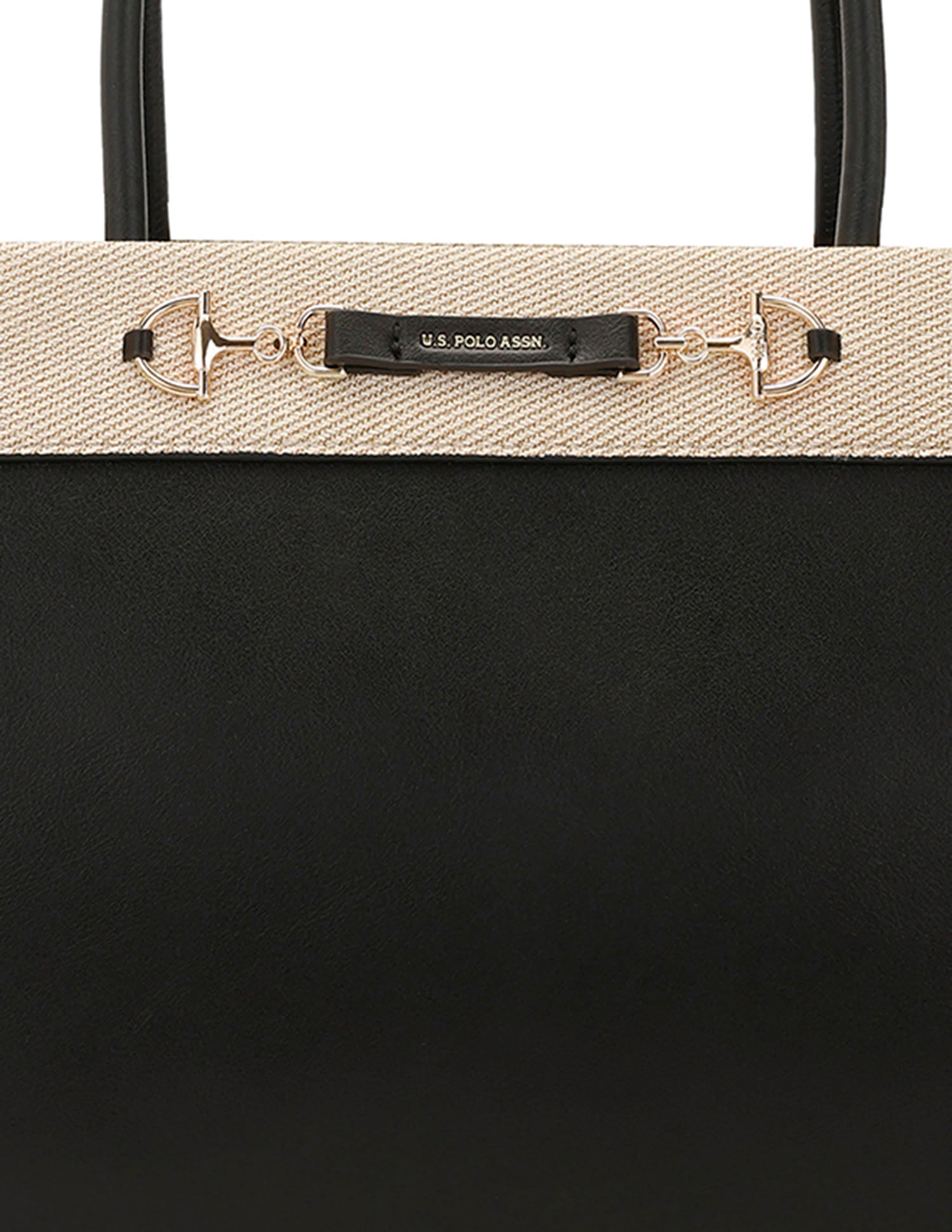 Alina 2.0 Colourblocked Satchel Handbag Black - U.S. Polo Assn. India | Large