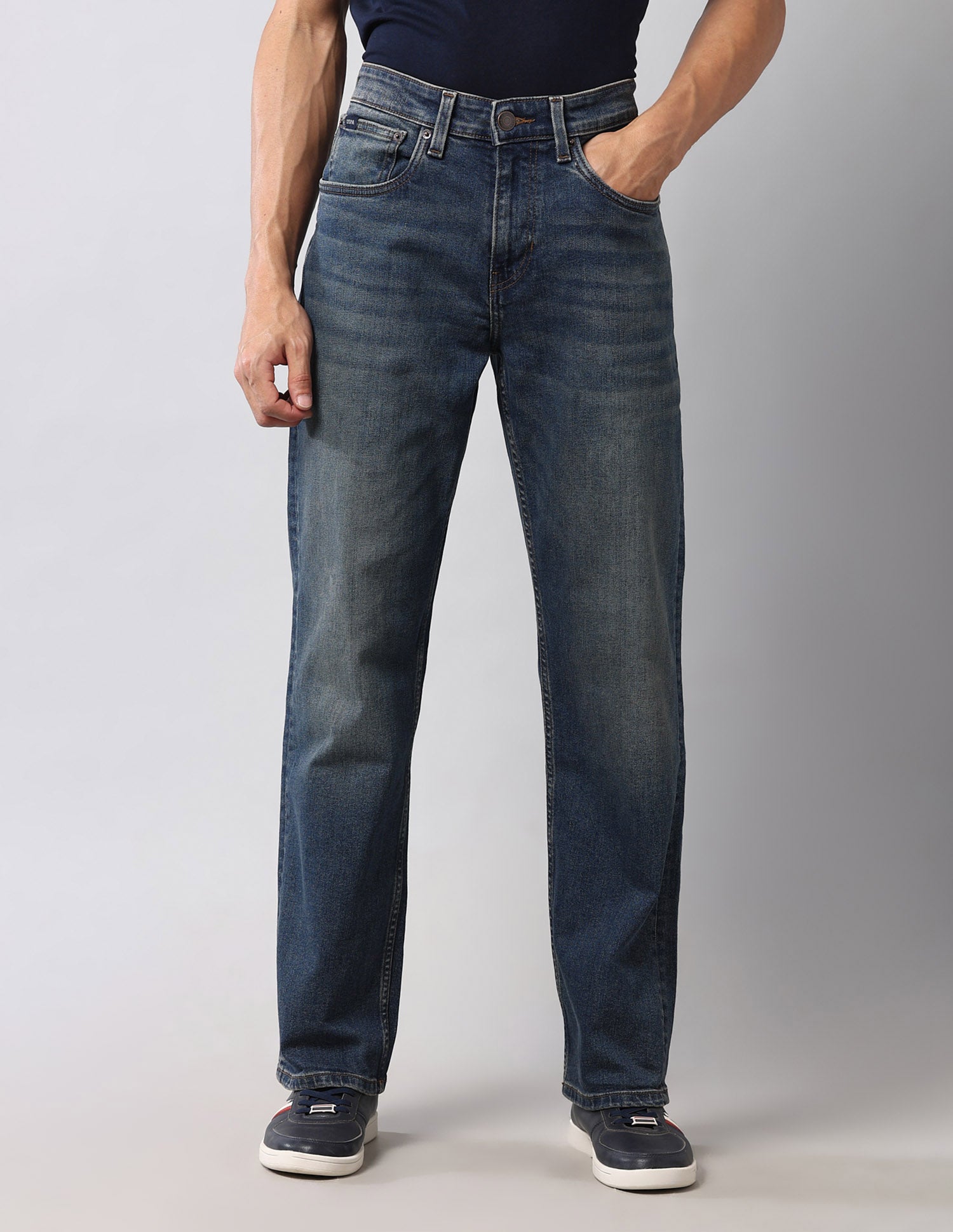 Shawn Relaxed Fit Blue Vintage Jeans Blue - U.S. Polo Assn. India | Large