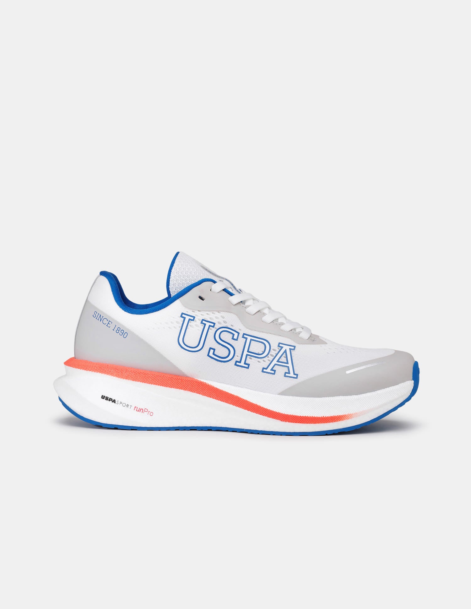 Men Rainer USPA Sport Runpro Running Shoes White - U.S. Polo Assn. India | Large