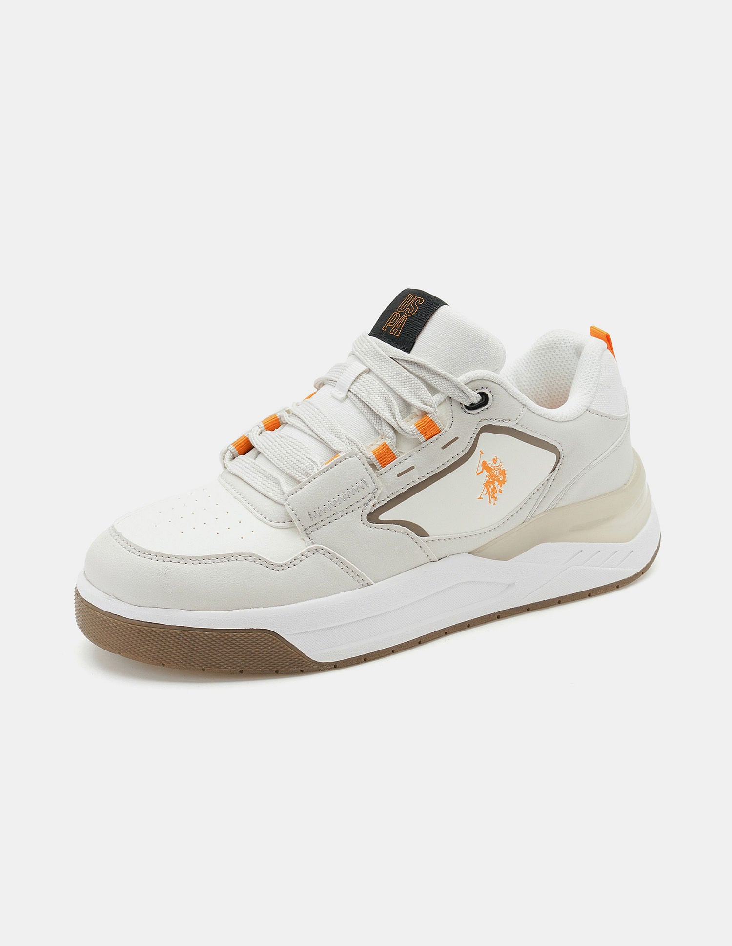 Men Colourblocked Vander Sneakers Beige - U.S. POLO ASSN. | Large