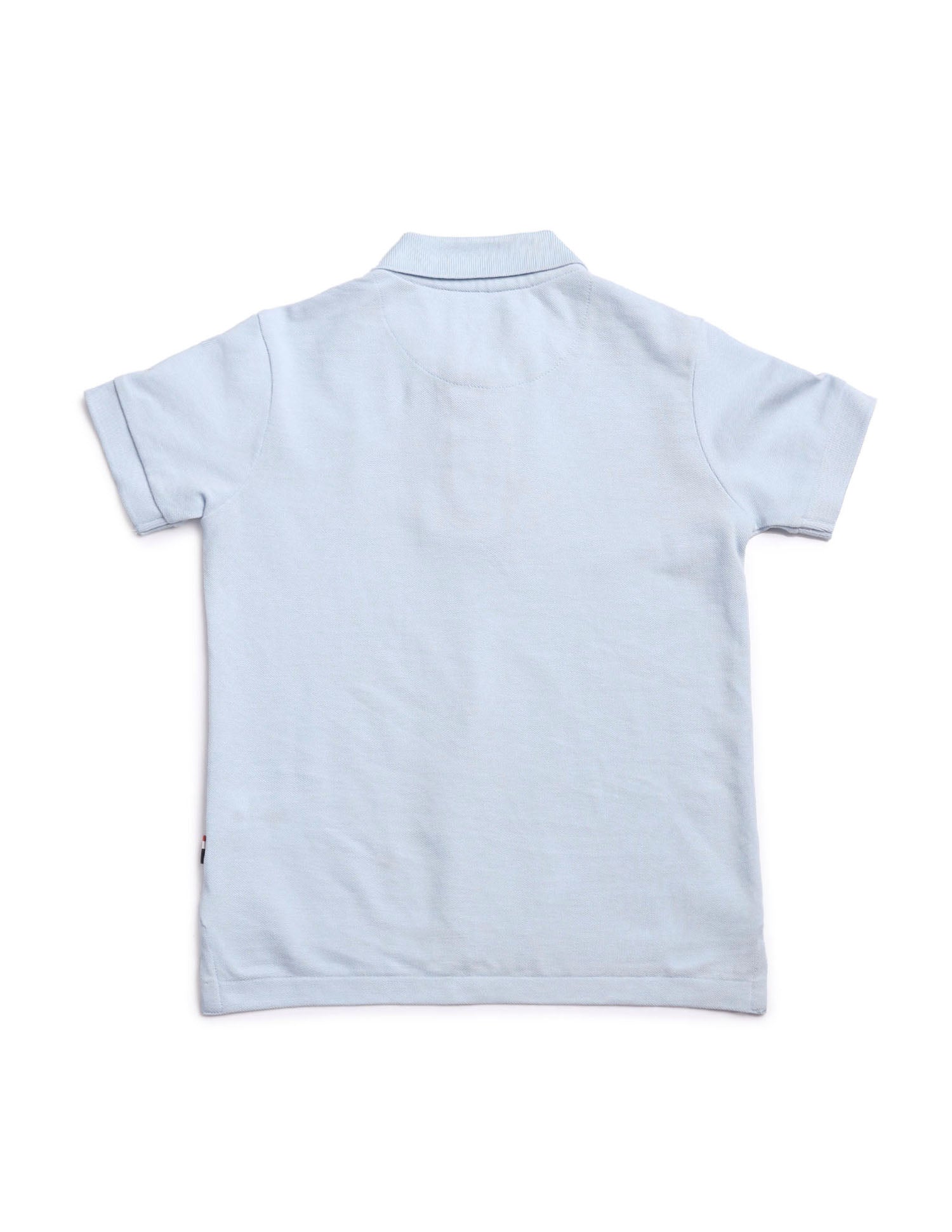 Boys Brand Printed Regular Fit Polo Shirt Blue - U.S. POLO ASSN. | Large